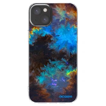 Picasee husă transparentă din silicon pentru Apple iPhone 15 Plus - Space