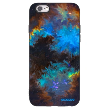 Picasee husă neagră din silicon pentru Apple iPhone 6/6S - Space