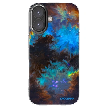 Picasee husă transparentă din silicon pentru Apple iPhone 16 - Space