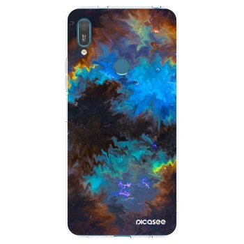 Picasee husă transparentă din silicon pentru Huawei Y7 2019 - Space