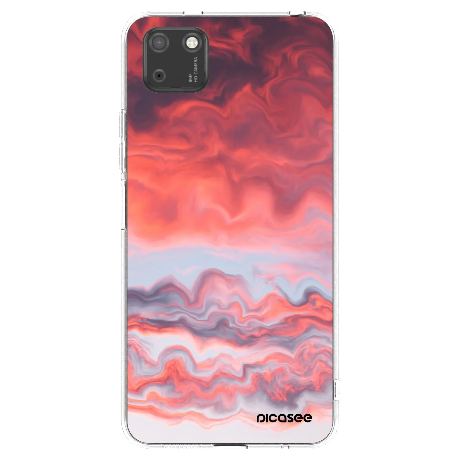 Picasee husă transparentă din silicon pentru Huawei Y5P - Sunset
