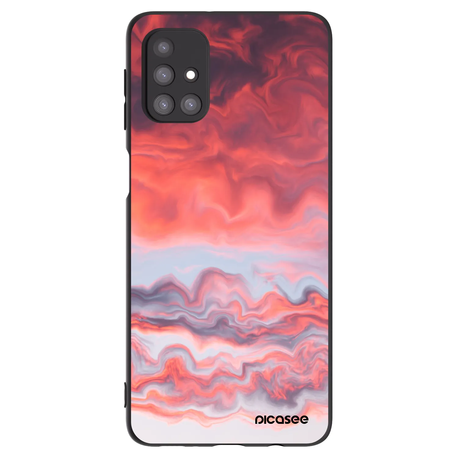 Picasee husă neagră din silicon pentru Samsung Galaxy M31s - Sunset