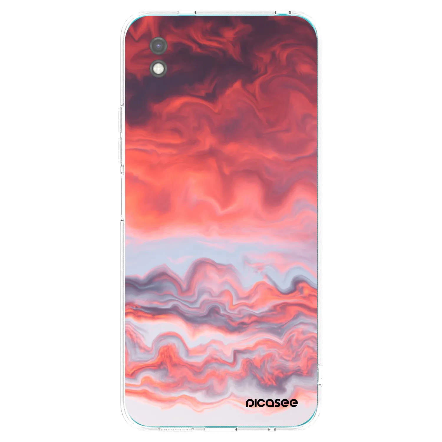 Picasee husă neagră din silicon pentru Xiaomi Redmi 9A - Sunset