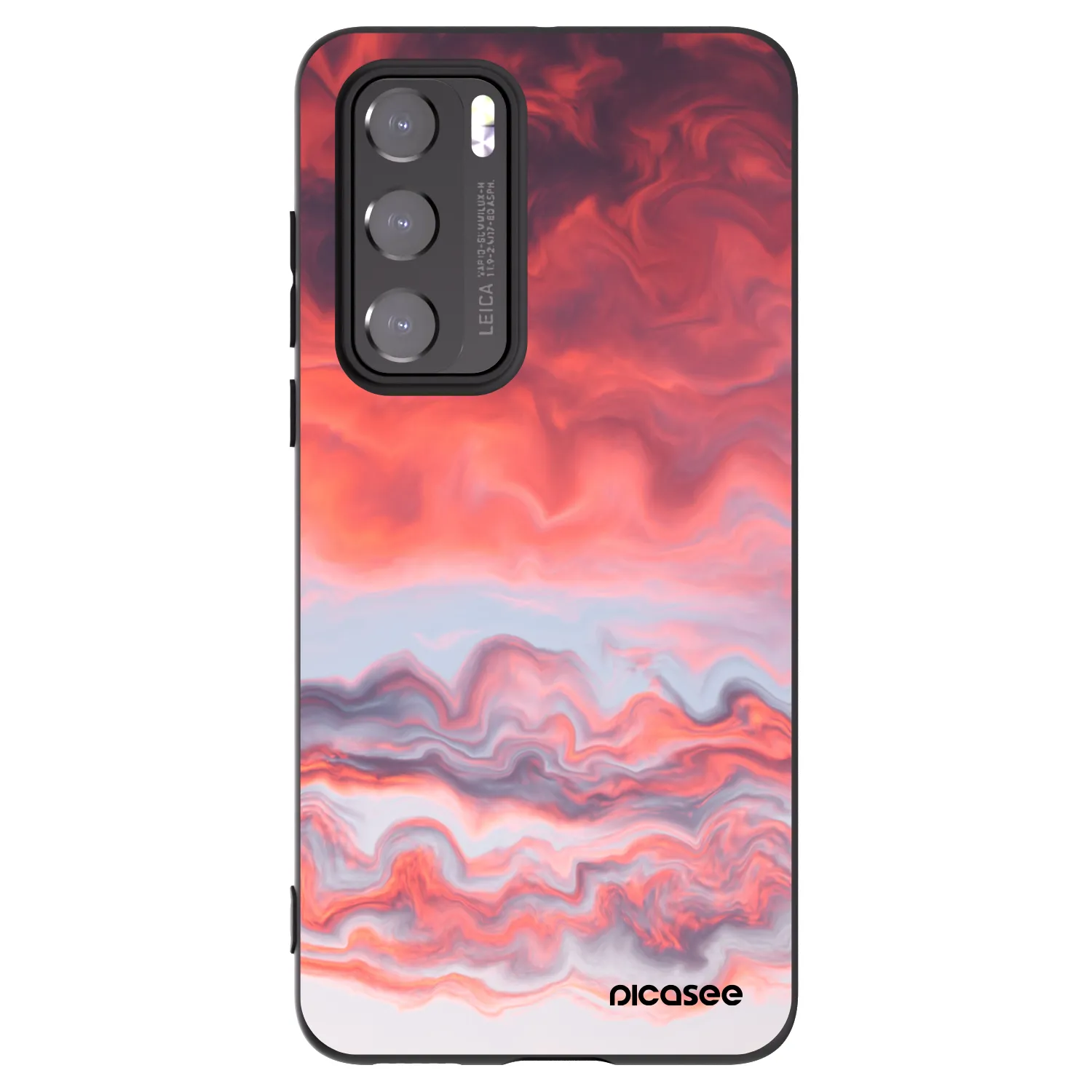 Picasee husă neagră din silicon pentru Huawei P40 - Sunset