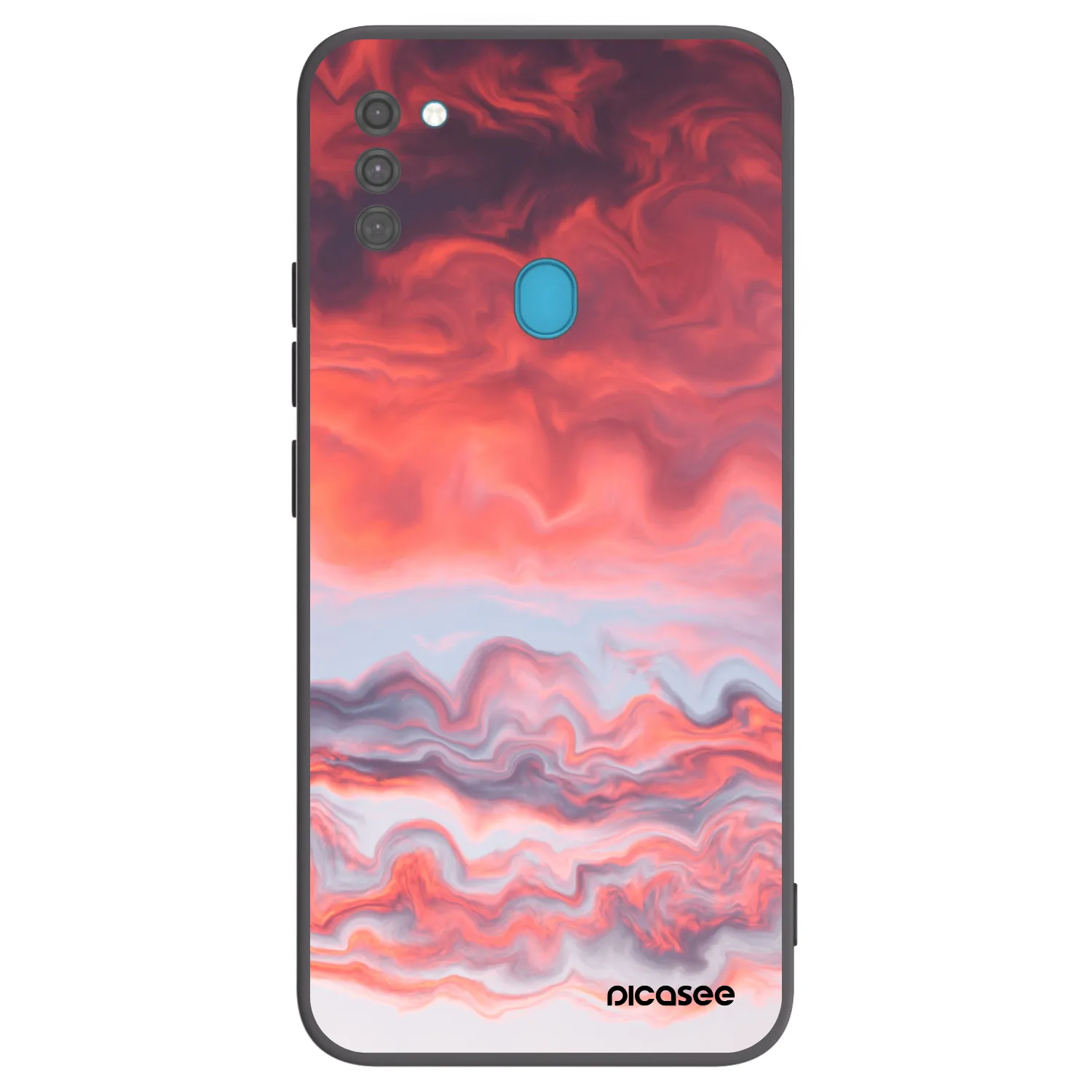 Picasee husă neagră din silicon pentru Samsung Galaxy M11 - Sunset