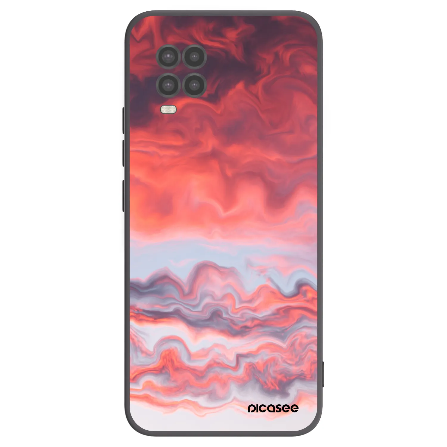 Picasee husă neagră din silicon pentru Xiaomi Mi 10 Lite - Sunset