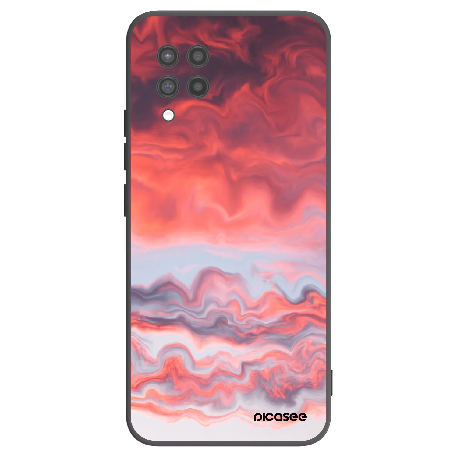Picasee husă neagră din silicon pentru Samsung Galaxy A42 A426B - Sunset