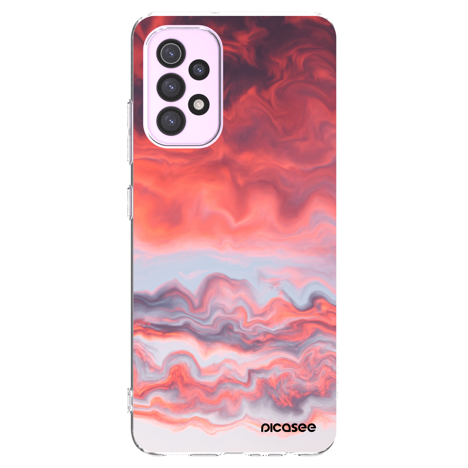 Picasee husă transparentă din silicon pentru Samsung Galaxy A32 5G A326B - Sunset