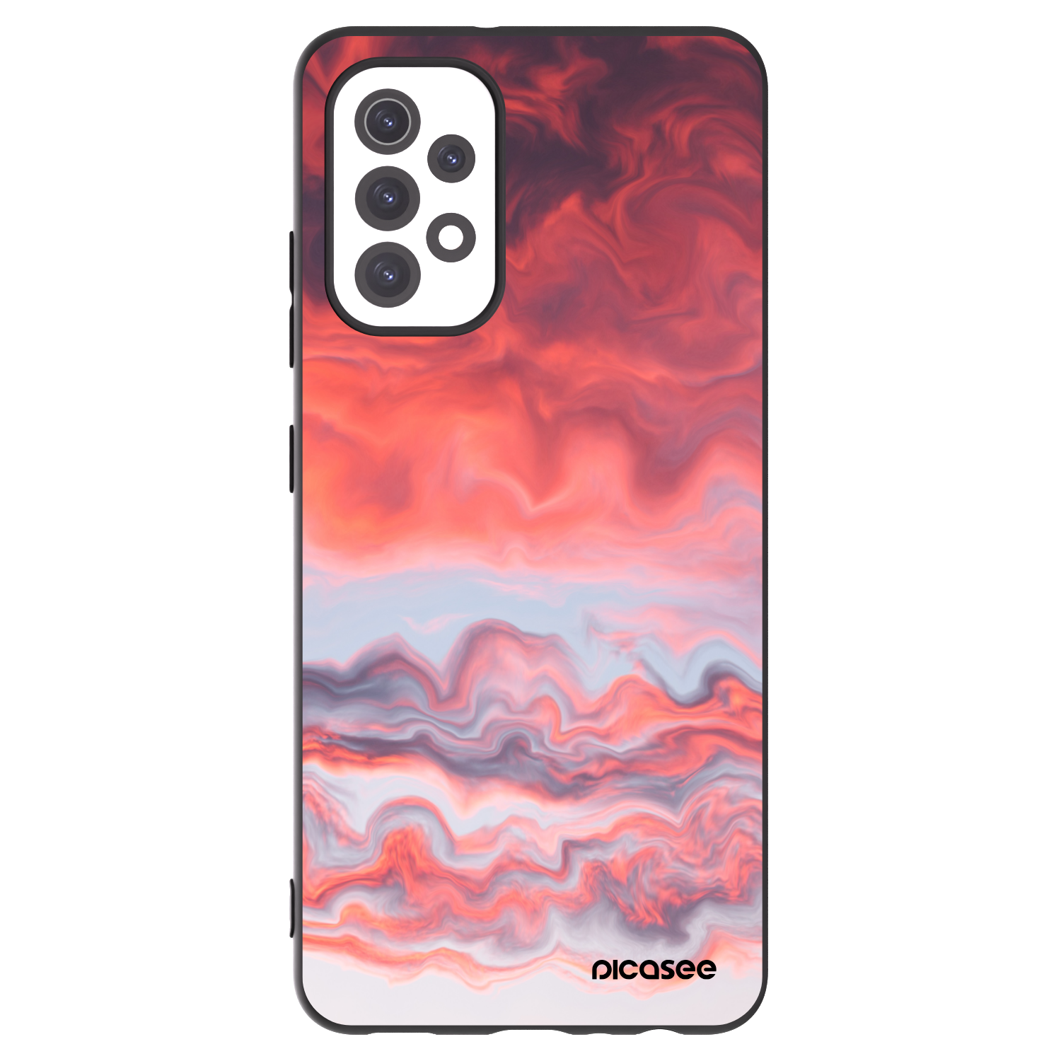 Picasee husă neagră din silicon pentru Samsung Galaxy A32 5G A326B - Sunset