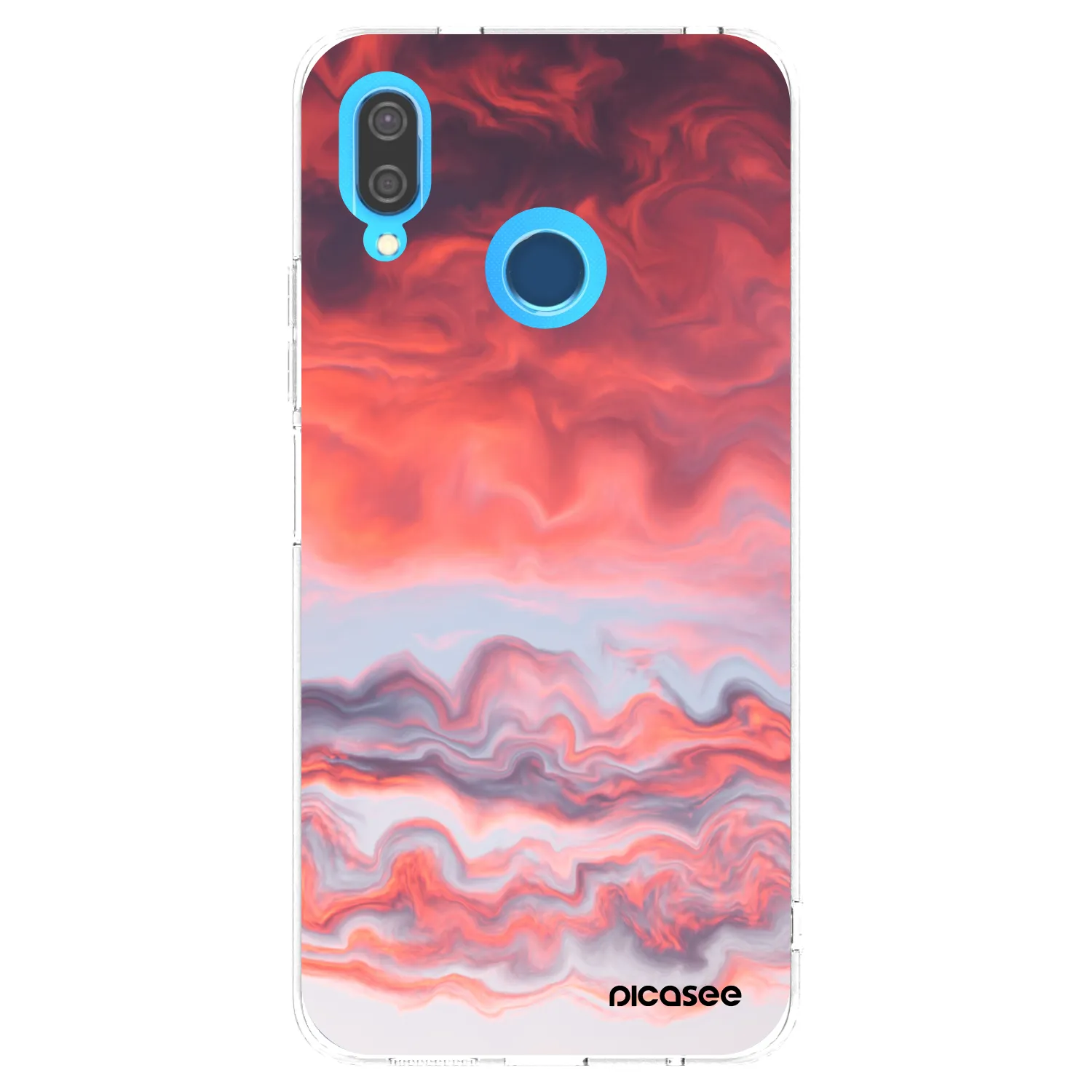Picasee husă transparentă din silicon pentru Huawei P20 Lite - Sunset