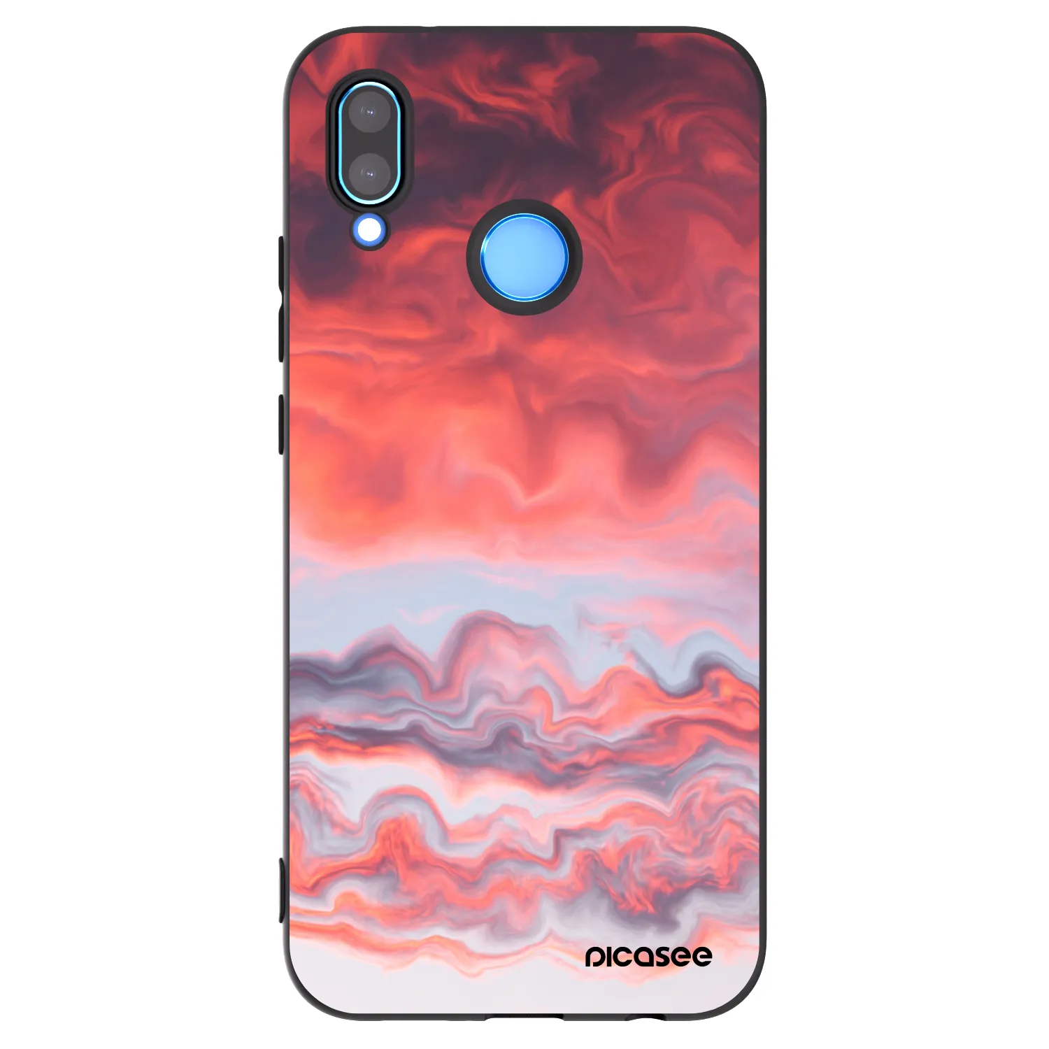 Picasee husă neagră din silicon pentru Huawei P20 Lite - Sunset