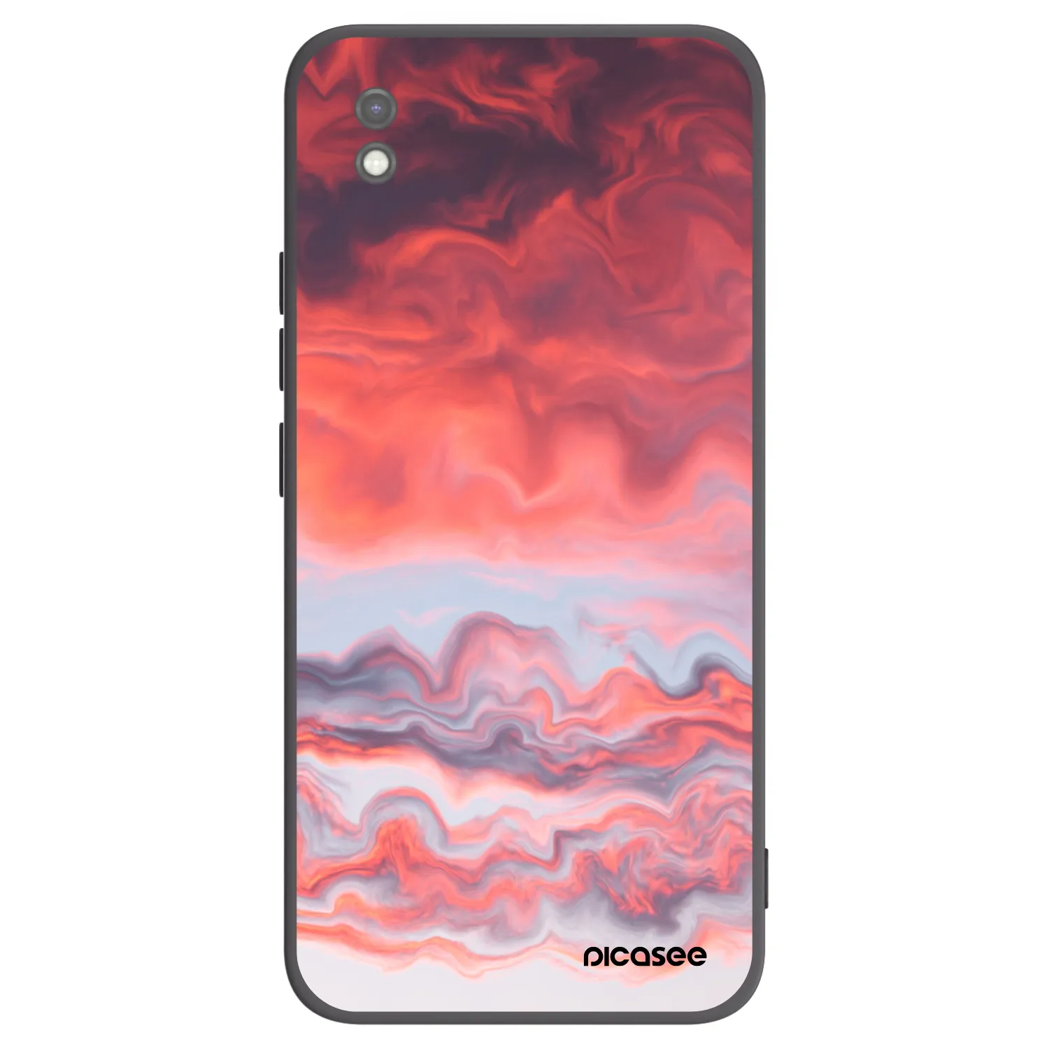Picasee husă neagră din silicon pentru Xiaomi Redmi 9AT - Sunset