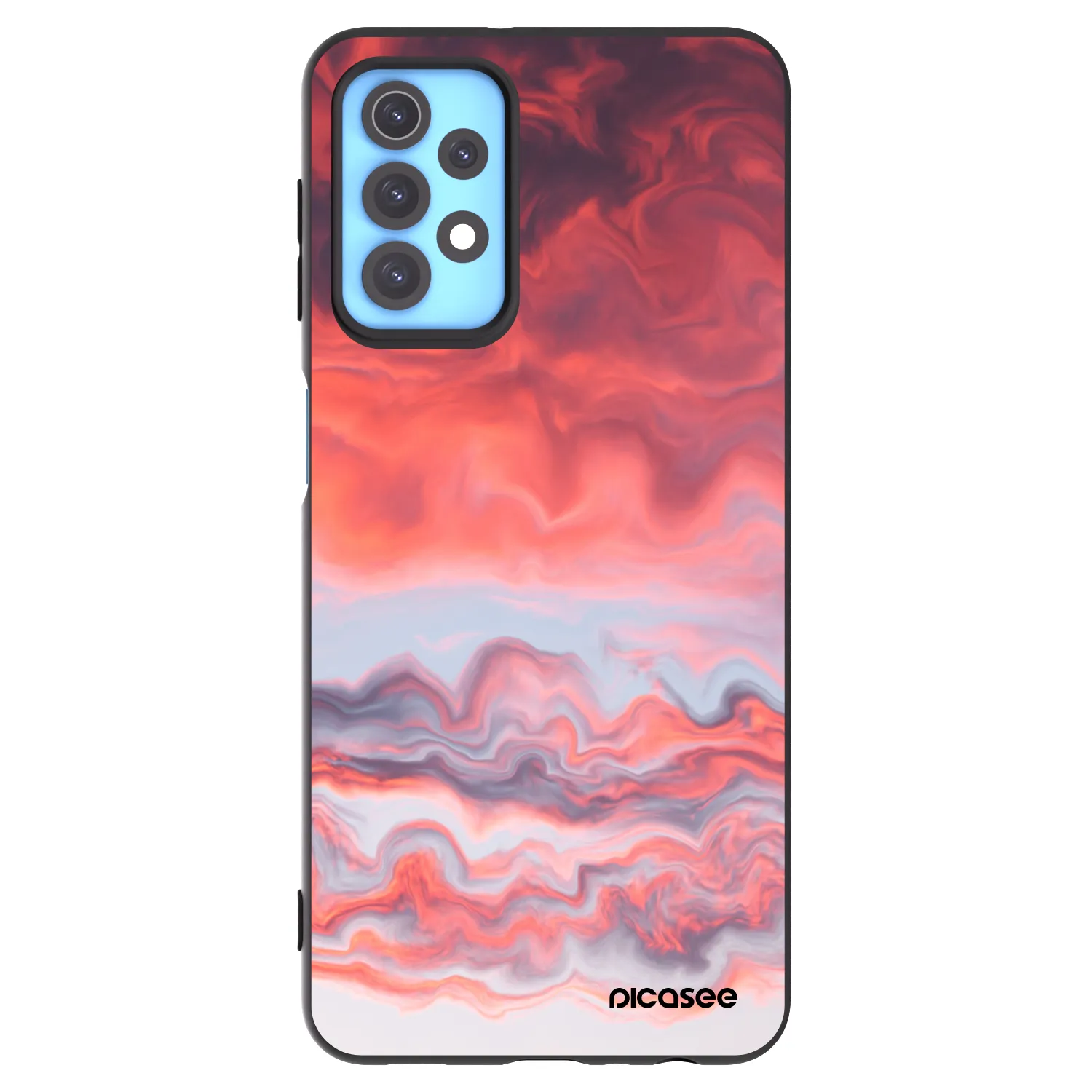 Picasee husă neagră din silicon pentru Samsung Galaxy A32 4G SM-A325F - Sunset