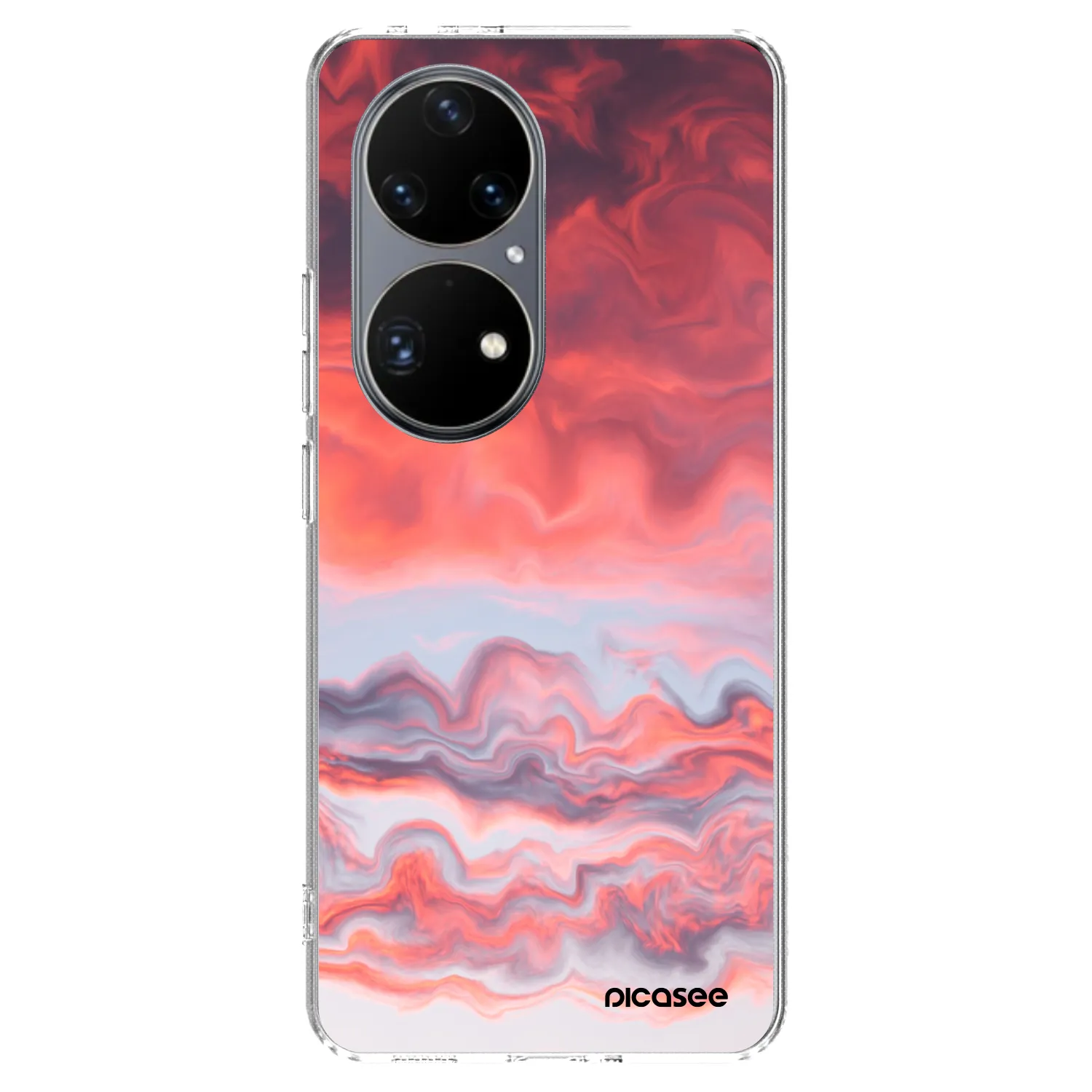 Picasee husă transparentă din silicon pentru Huawei P50 - Sunset
