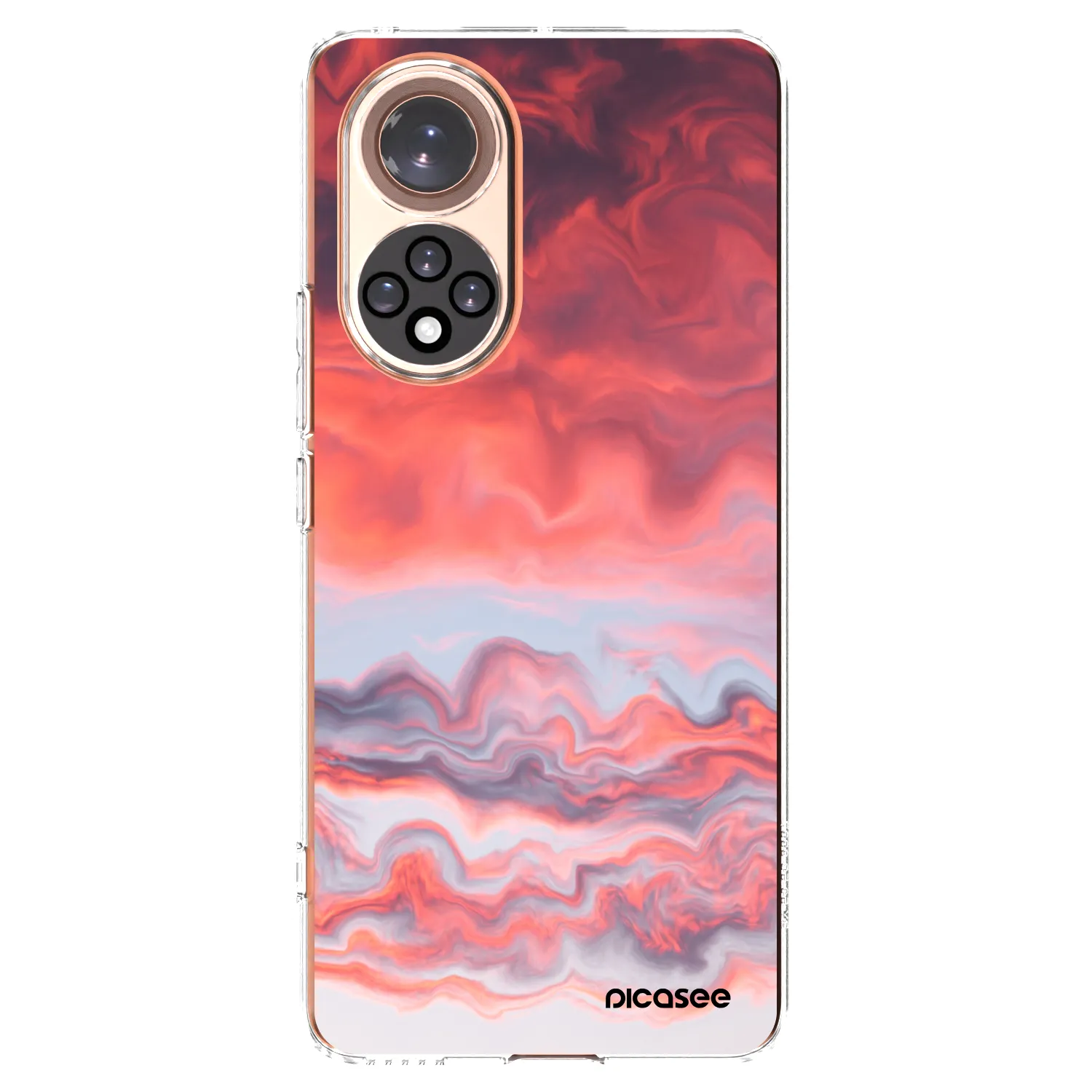 Picasee husă transparentă din silicon pentru Huawei Nova 9 - Sunset