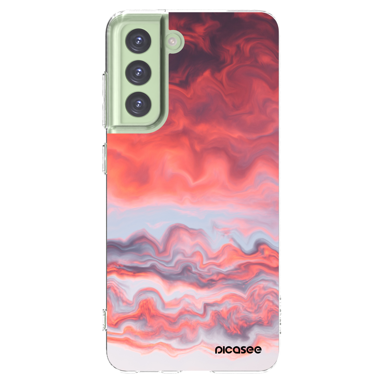 Picasee husă transparentă din silicon pentru Samsung Galaxy S21 FE 5G - Sunset