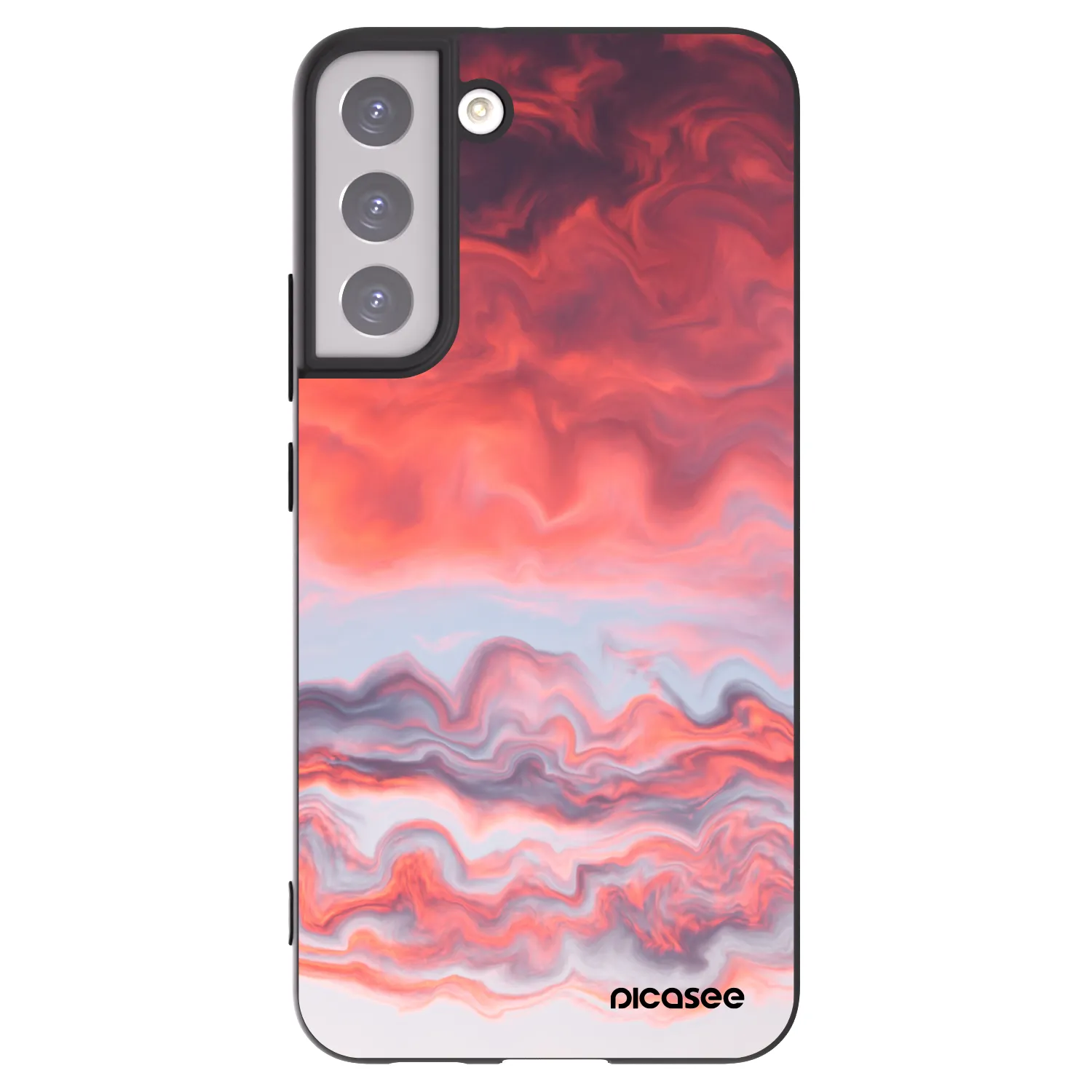 Picasee husă neagră din silicon pentru Samsung Galaxy S22+ 5G - Sunset