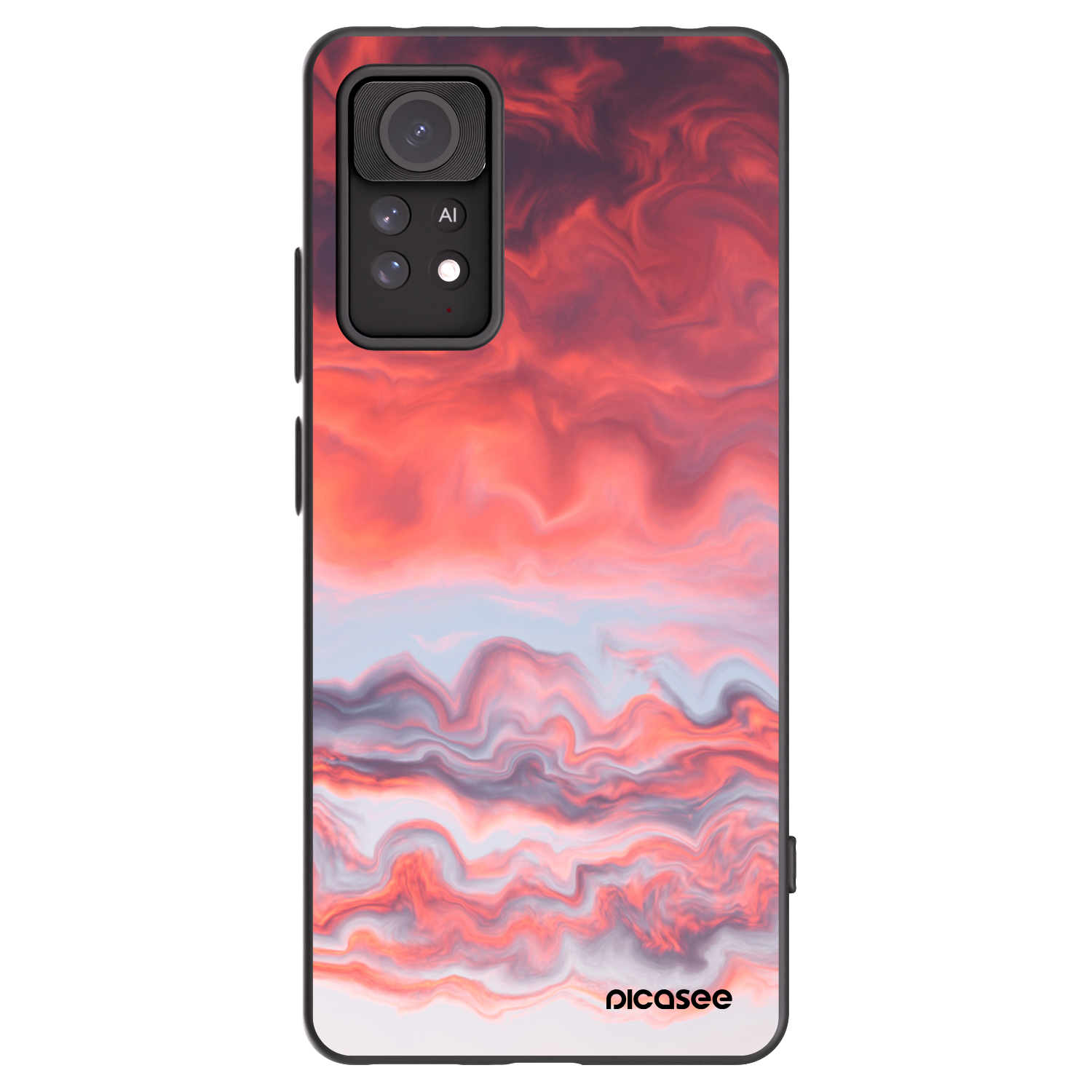 Picasee husă neagră din silicon pentru Xiaomi Redmi Note 11 Pro 5G - Sunset