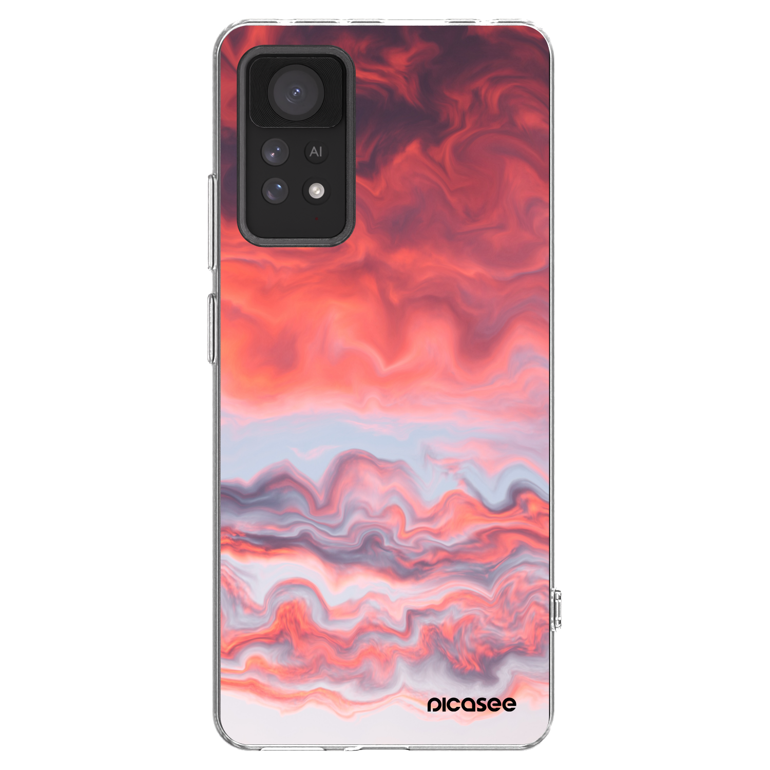 Picasee husă transparentă din silicon pentru Xiaomi Redmi Note 11 Pro 5G - Sunset