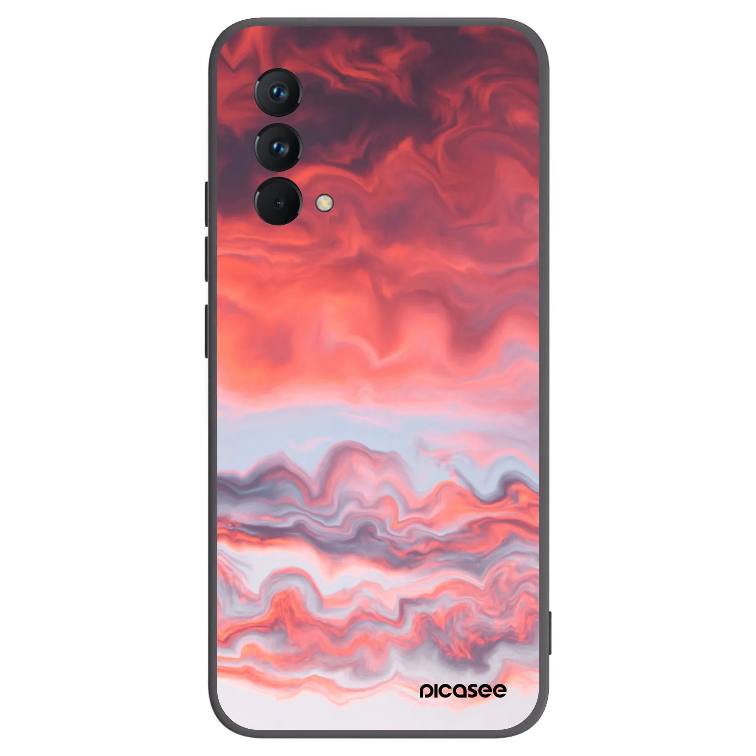 Picasee husă neagră din silicon pentru Realme GT Master Edition 5G - Sunset