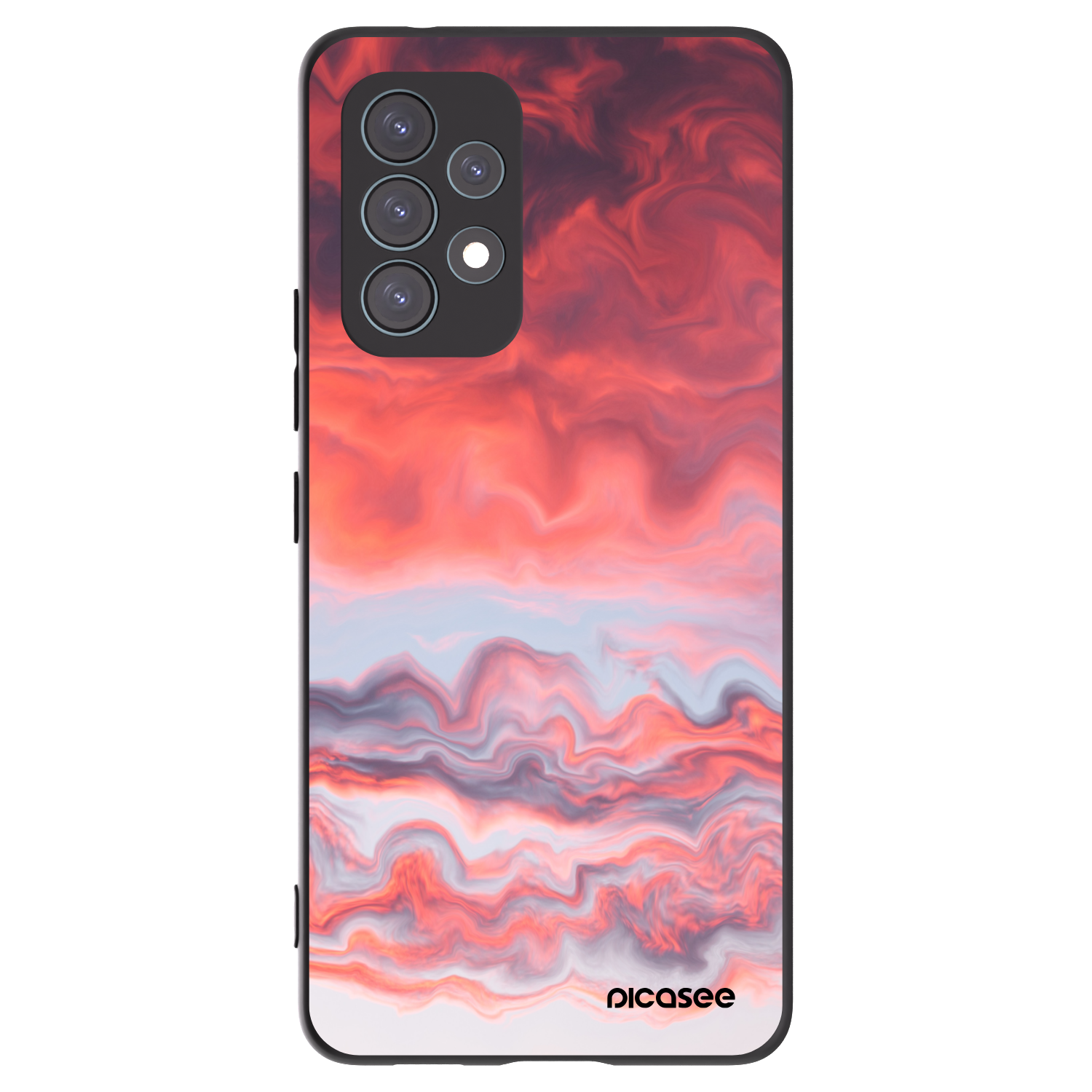 Picasee husă neagră din silicon pentru Samsung Galaxy A53 5G A536 - Sunset