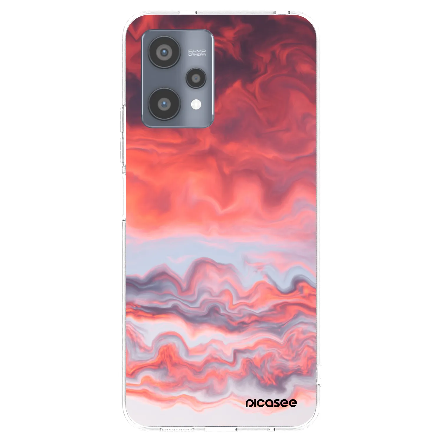 Picasee husă transparentă din silicon pentru Realme 9 Pro 5G - Sunset