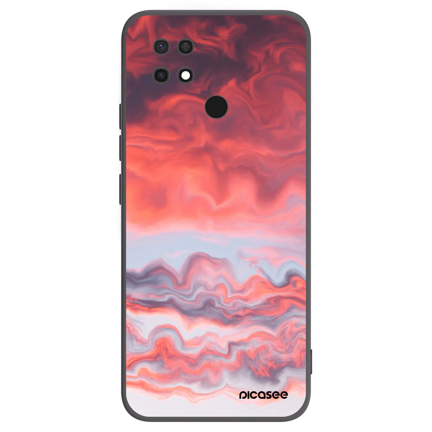 Picasee husă neagră din silicon pentru Xiaomi Redmi 10C - Sunset