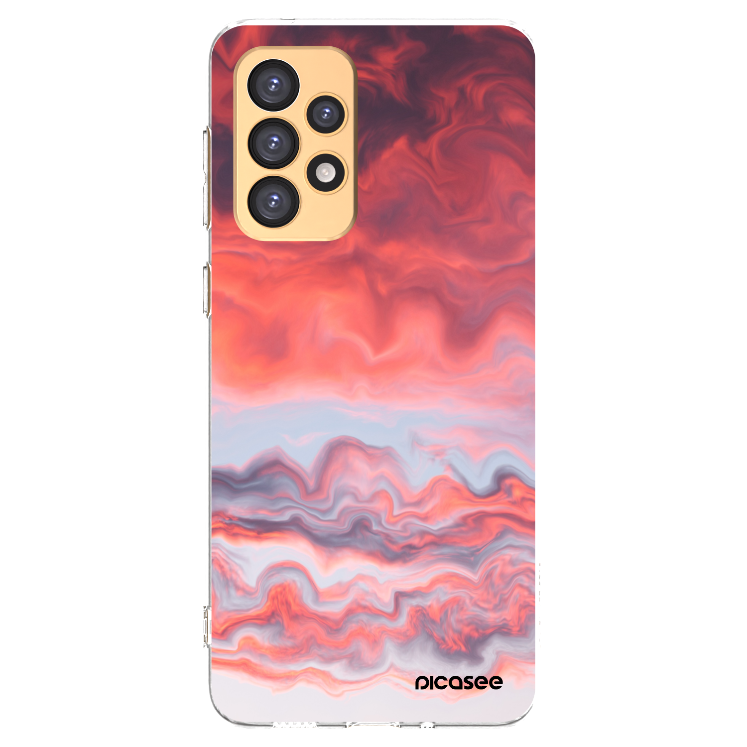 Picasee husă transparentă din silicon pentru Samsung Galaxy A33 5G A336 - Sunset