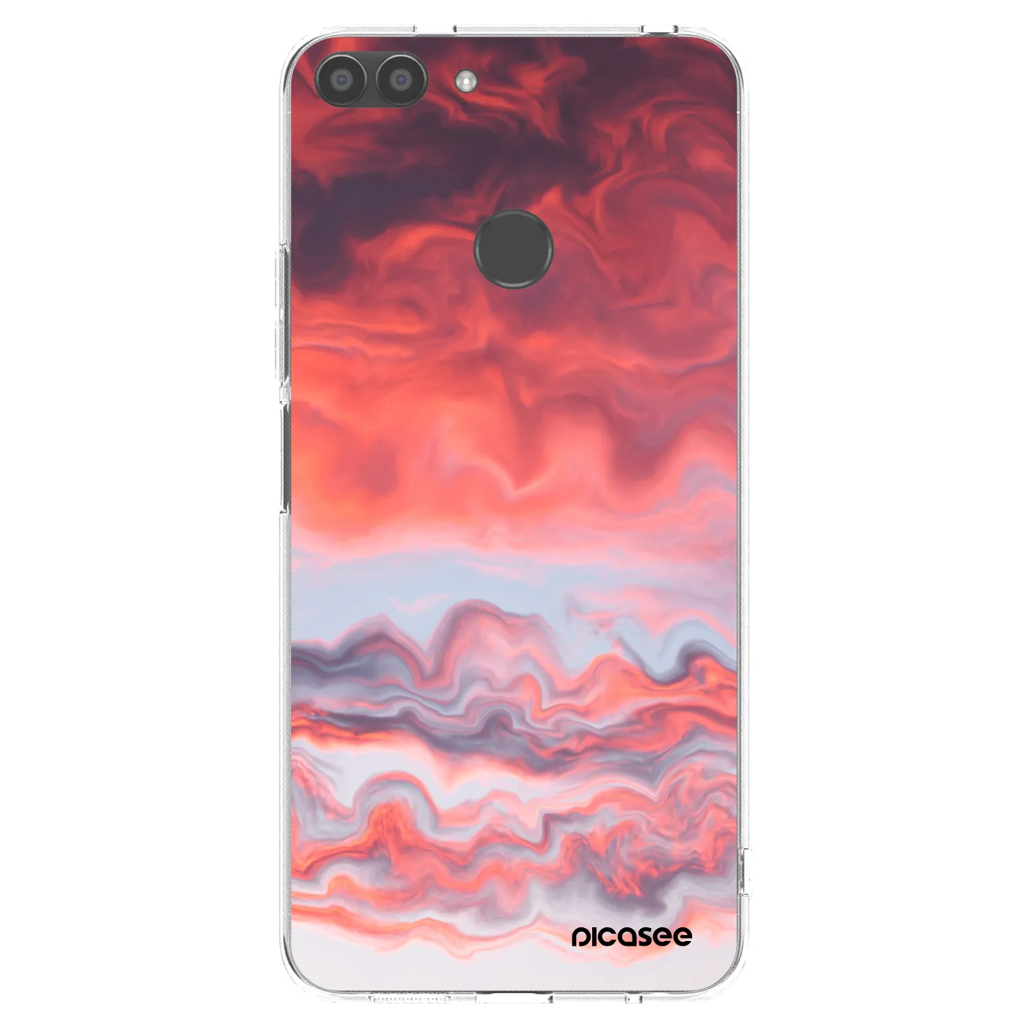 Picasee husă transparentă din silicon pentru Huawei P Smart - Sunset