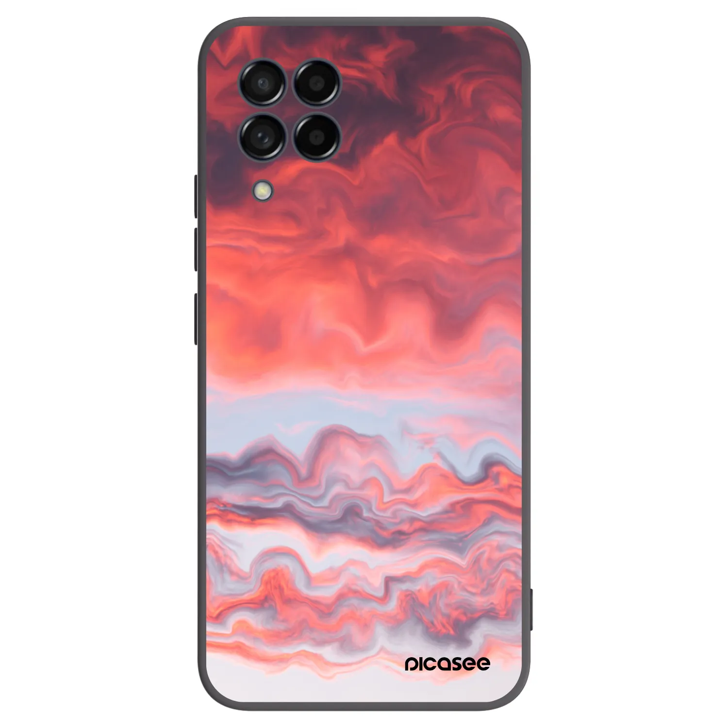 Picasee husă neagră din silicon pentru Samsung Galaxy M53 5G - Sunset