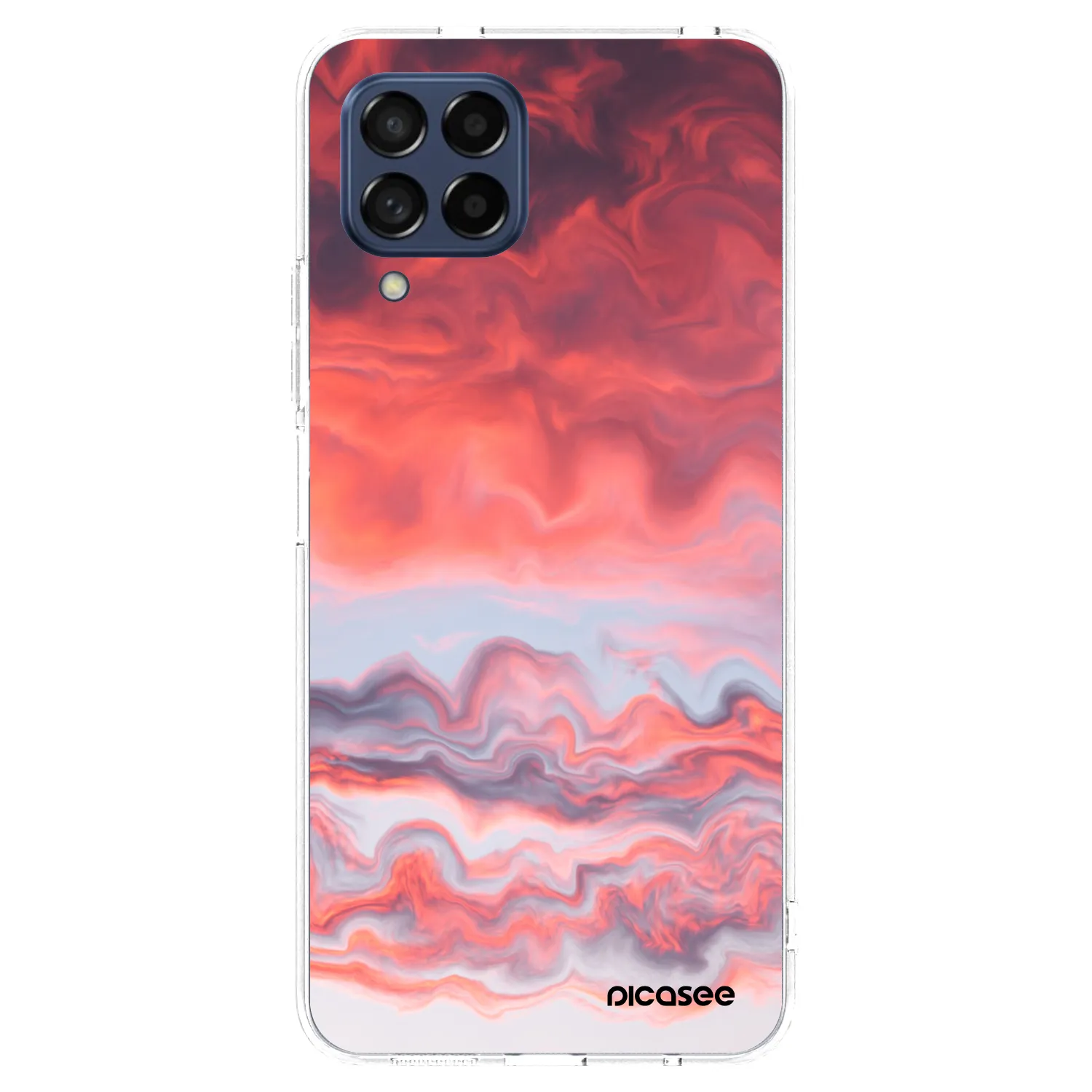 Picasee husă transparentă din silicon pentru Samsung Galaxy M53 5G - Sunset
