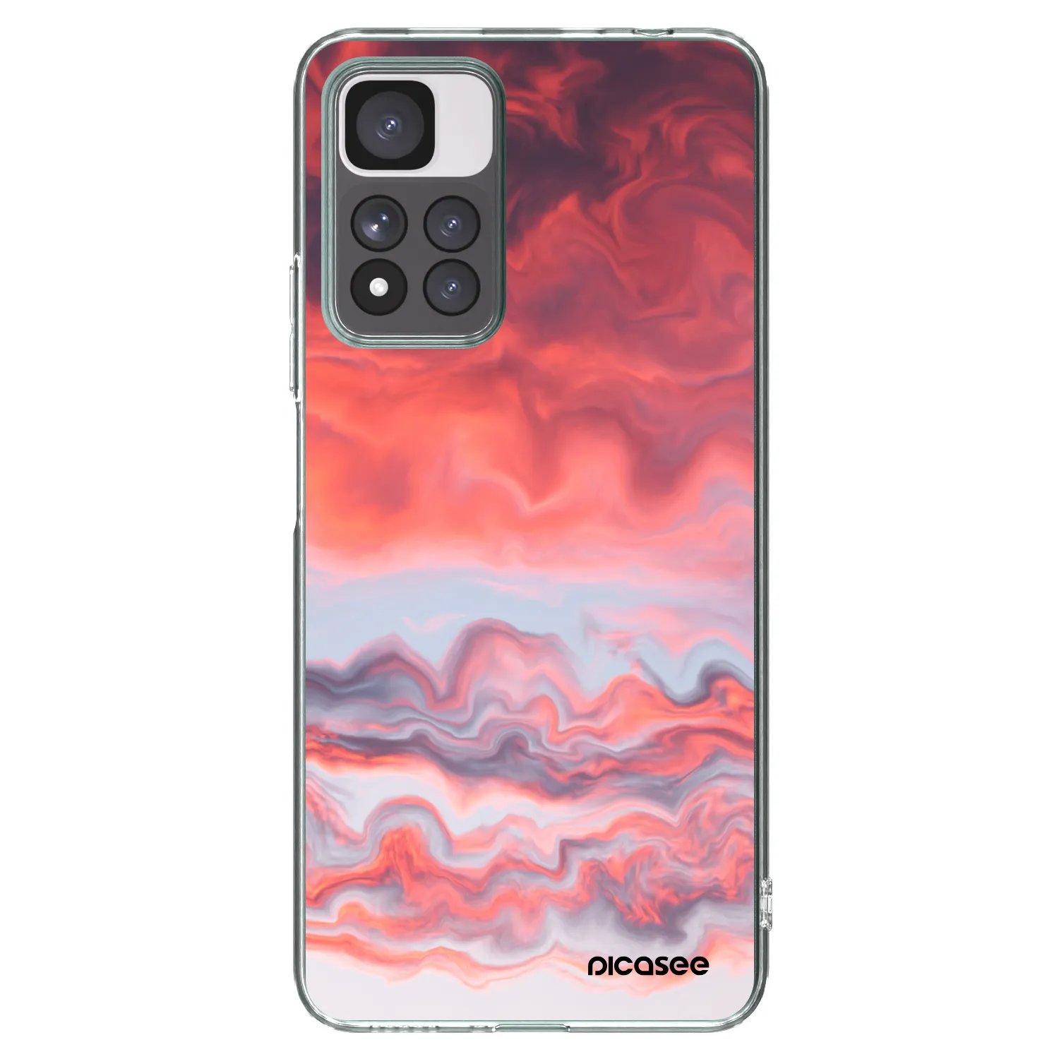 Picasee husă transparentă din silicon pentru Xiaomi Redmi Note 11 Pro+ 5G - Sunset