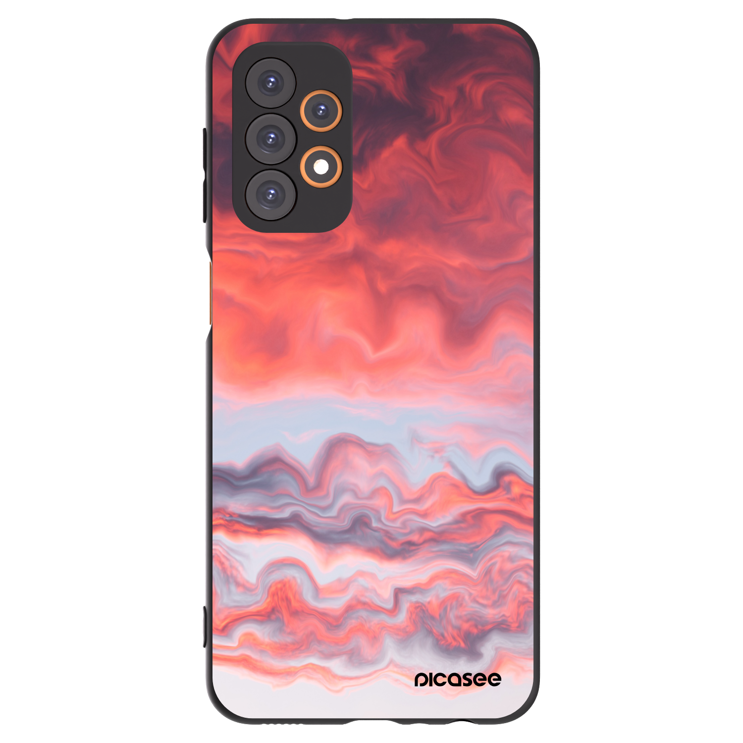 Picasee husă neagră din silicon pentru Samsung Galaxy A23 A235F 4G - Sunset