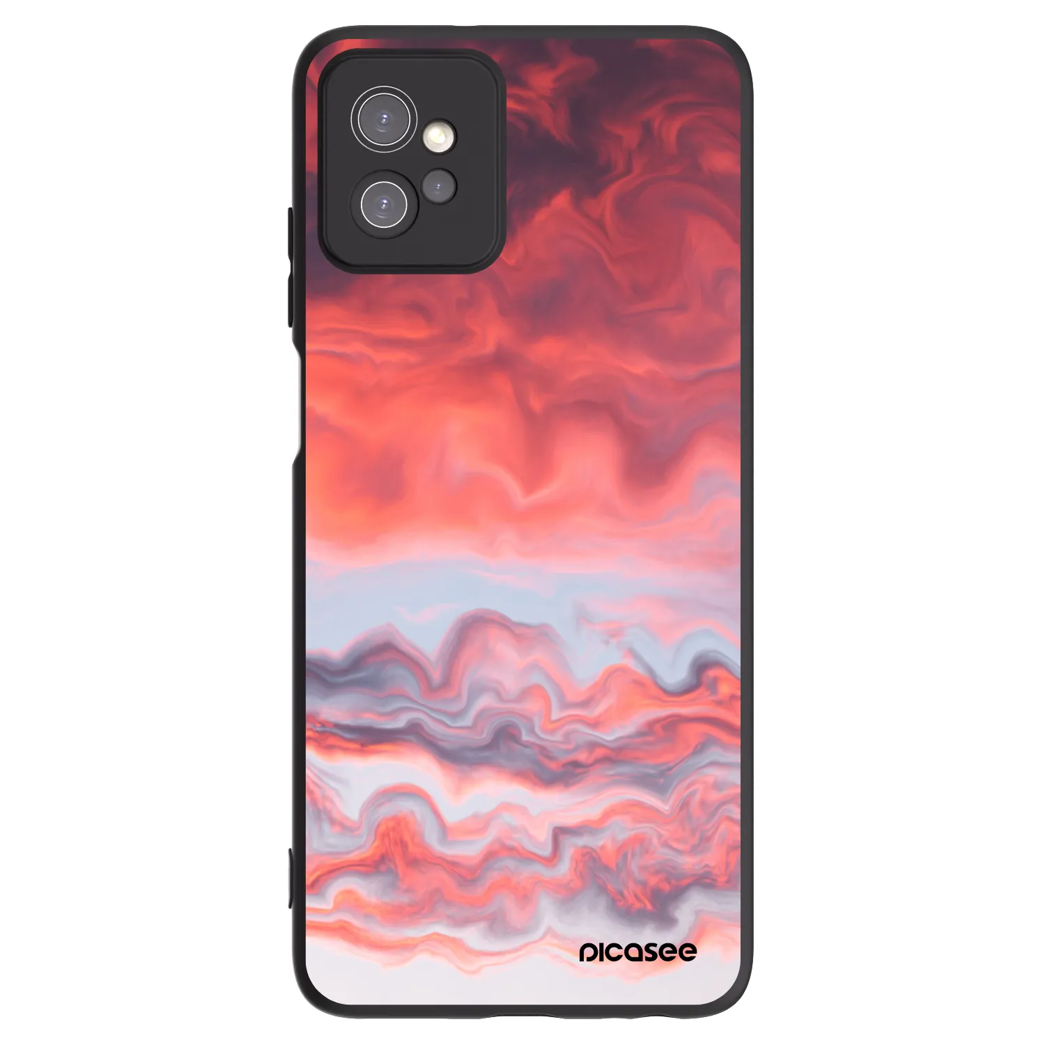 Picasee husă neagră din silicon pentru Motorola Moto G32 - Sunset