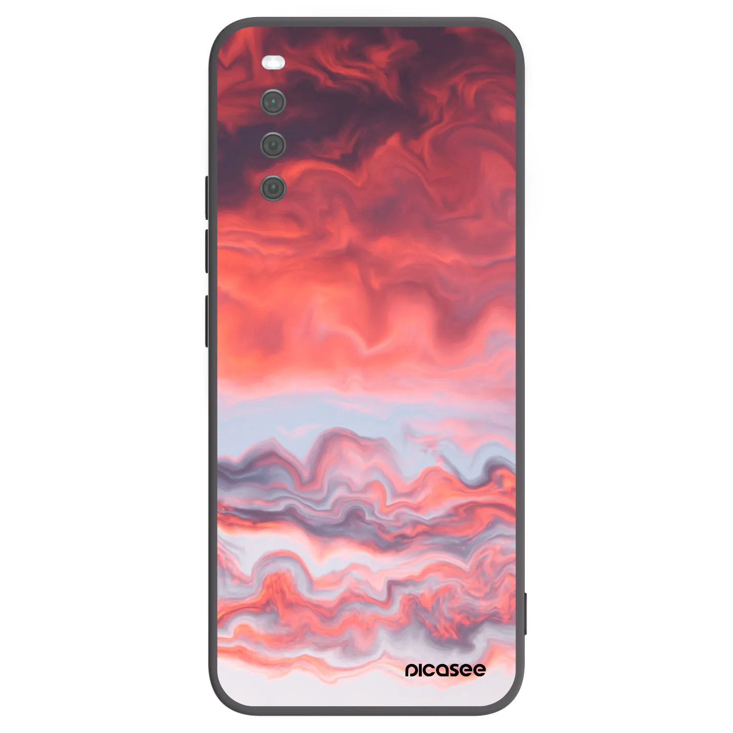 Picasee husă neagră din silicon pentru Sony Xperia 10 III - Sunset