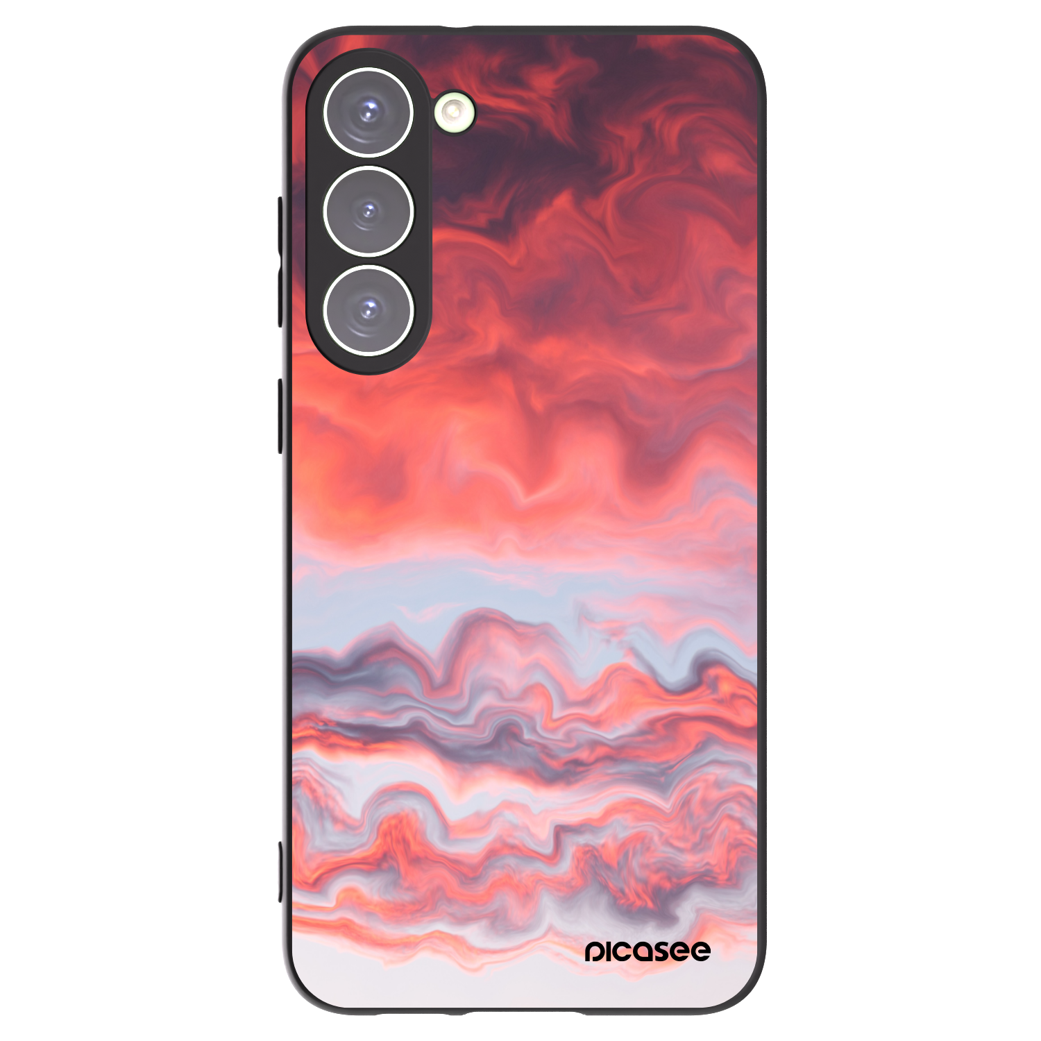 Picasee husă neagră din silicon pentru Samsung Galaxy S23+ 5G - Sunset