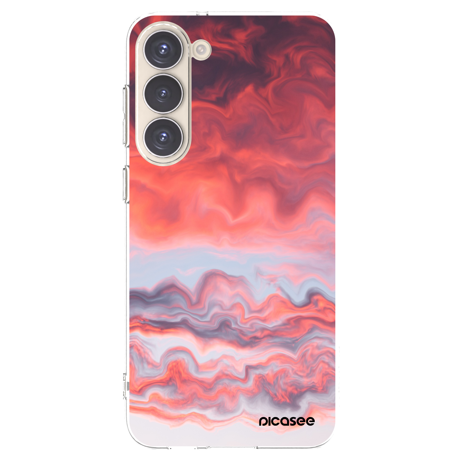 Picasee husă transparentă din silicon pentru Samsung Galaxy S23+ 5G - Sunset