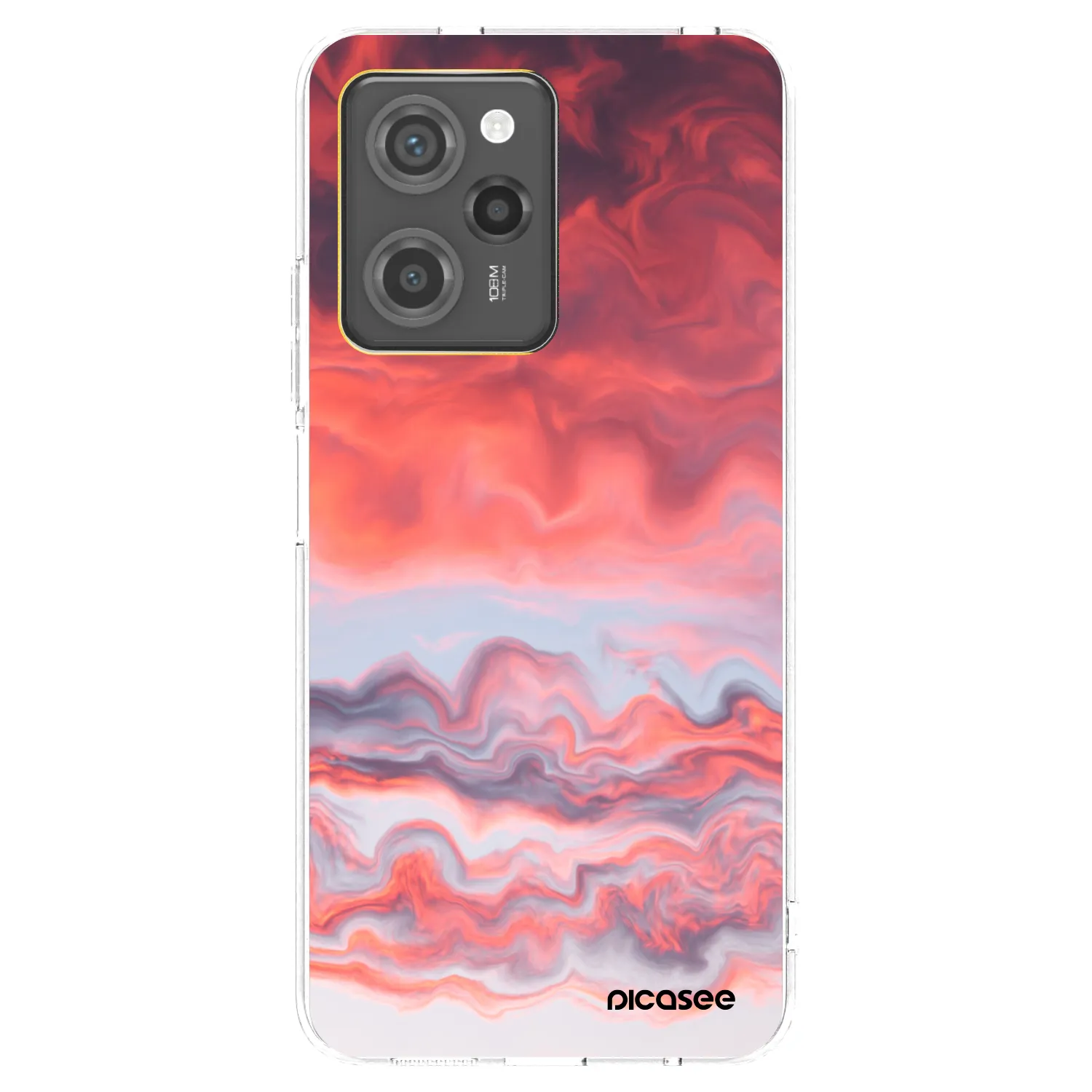 Picasee husă neagră din silicon pentru Xiaomi Poco X5 Pro - Sunset