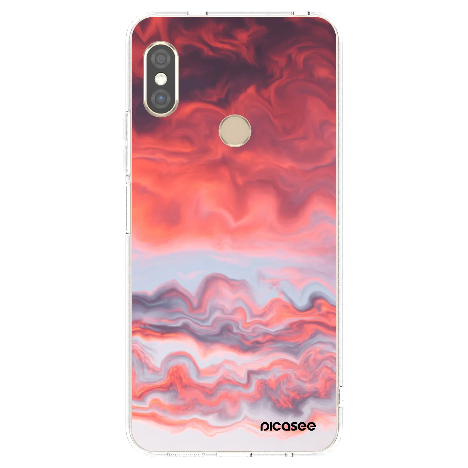 Picasee husă transparentă din silicon pentru Xiaomi Redmi Note 5 Global - Sunset