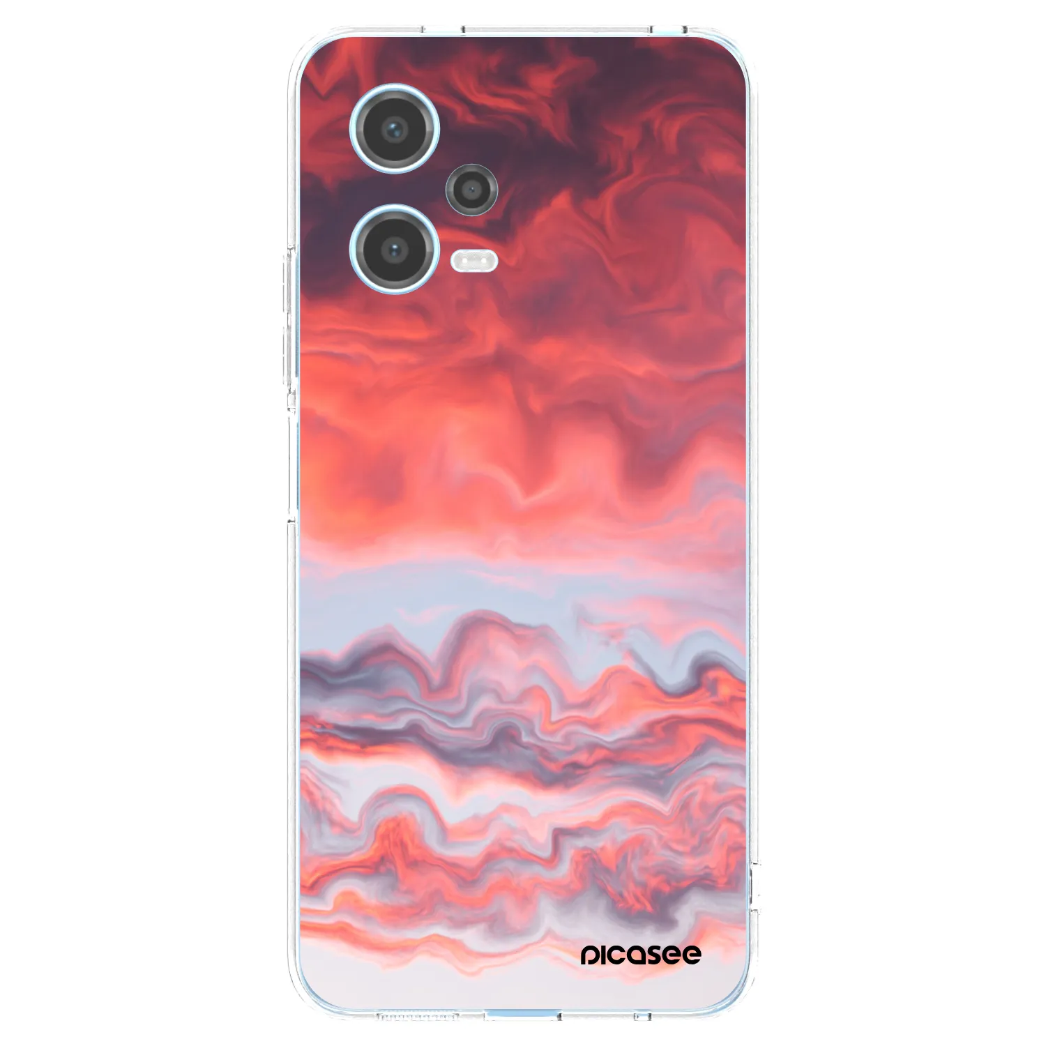 Picasee husă transparentă din silicon pentru Xiaomi Redmi Note 12 5G - Sunset