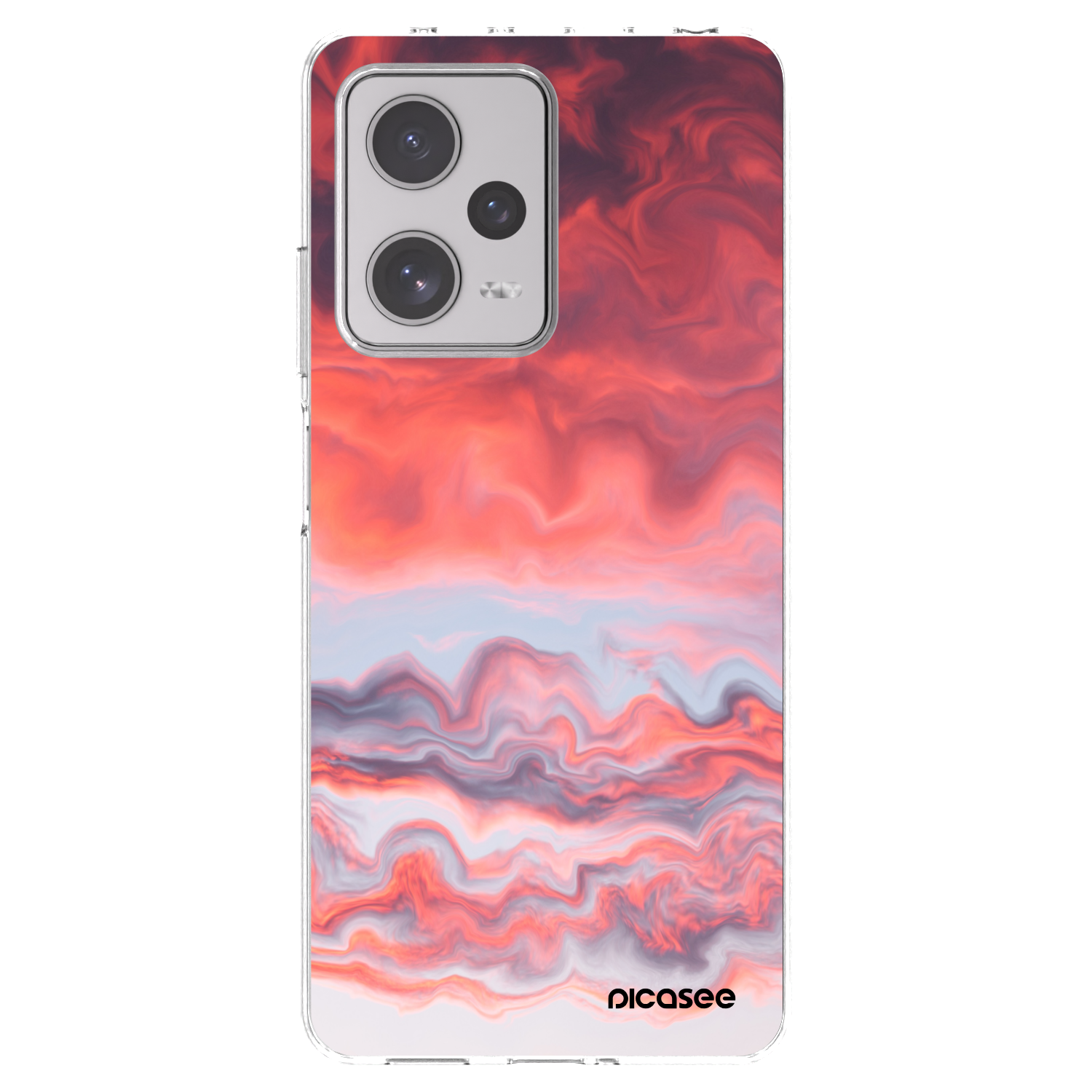 Picasee husă transparentă din silicon pentru Xiaomi Redmi Note 12 Pro+ 5G - Sunset