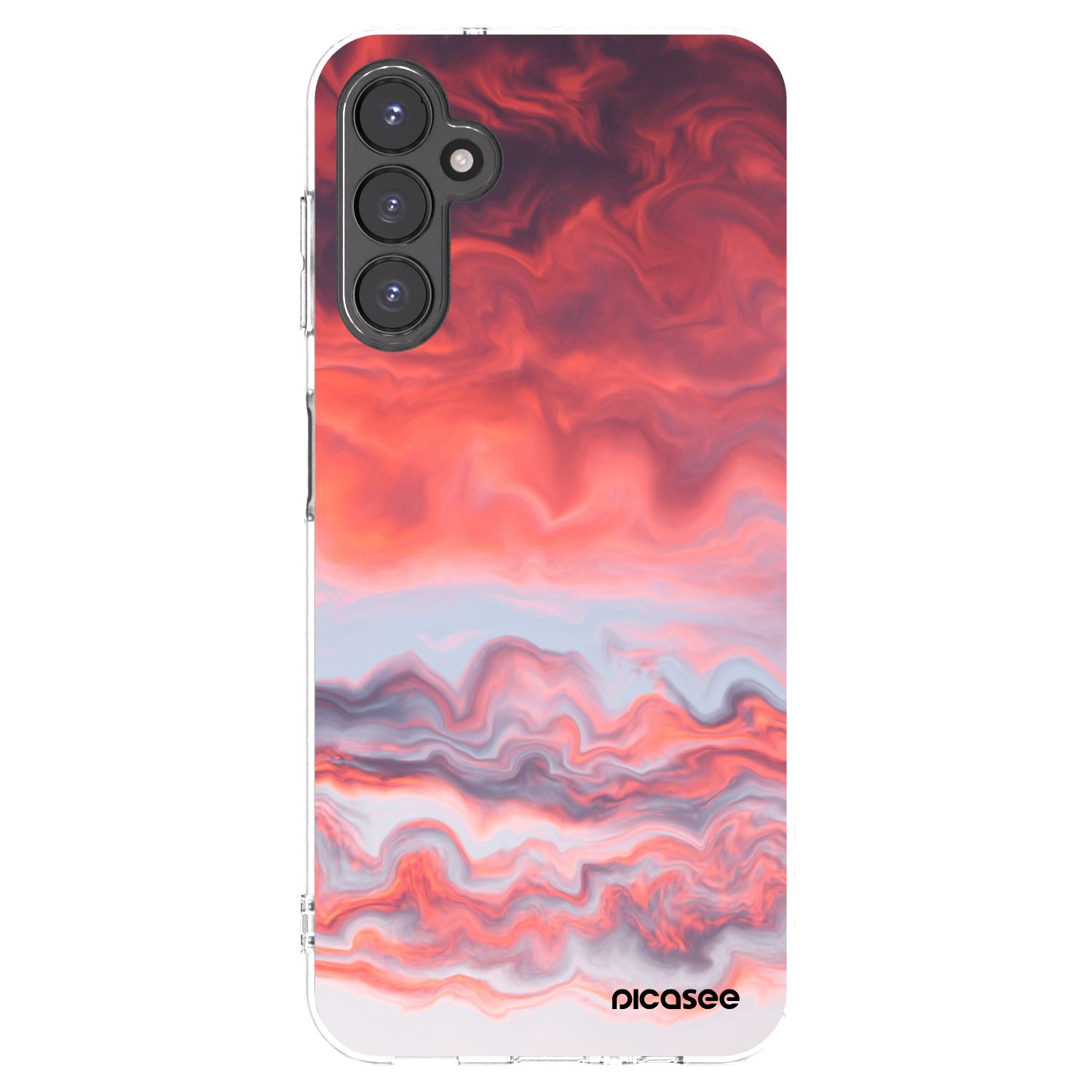 Picasee husă transparentă din silicon pentru Samsung Galaxy A14 4G A145R - Sunset