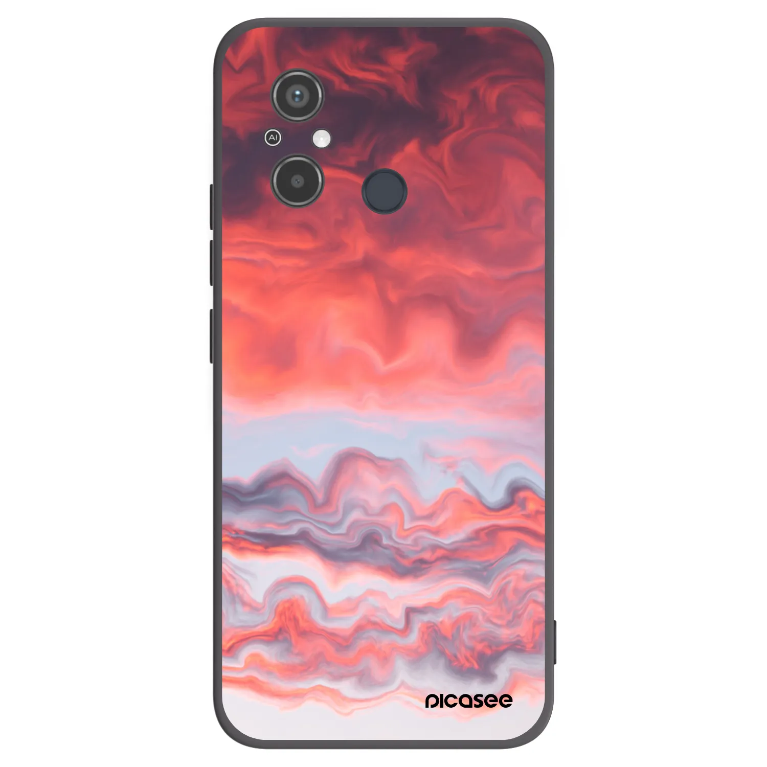 Picasee husă neagră din silicon pentru Xiaomi Redmi 12C - Sunset