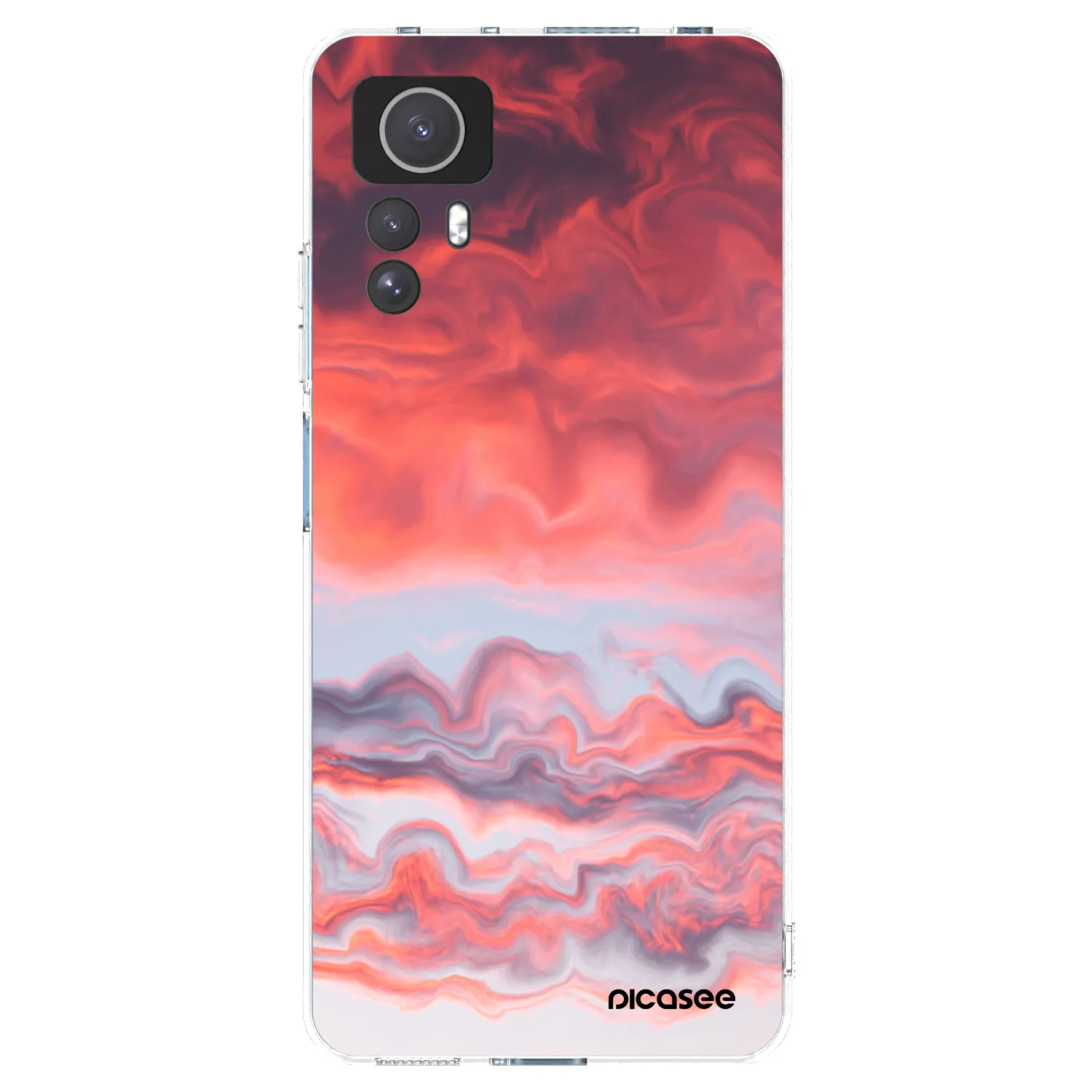 Picasee husă transparentă din silicon pentru Xiaomi Redmi Note 12S - Sunset