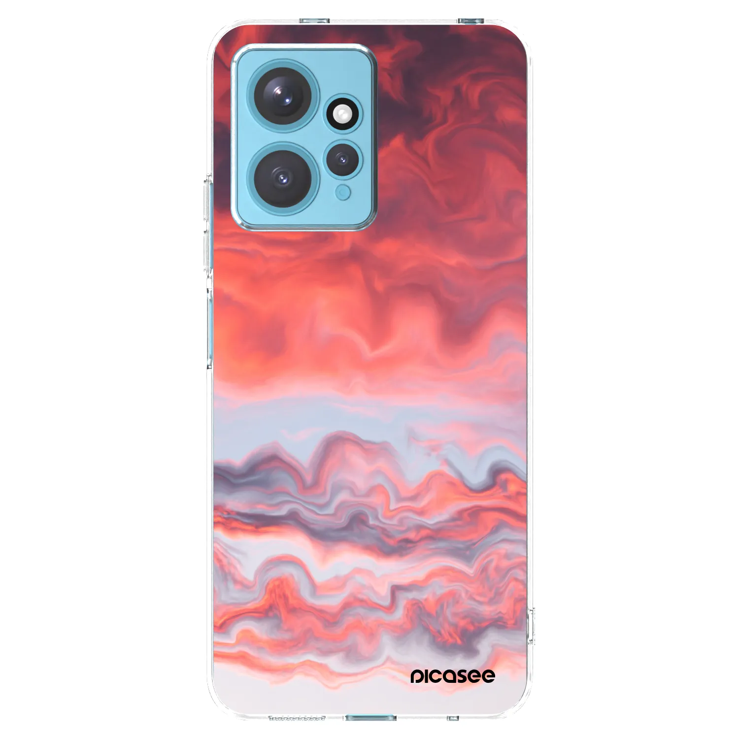 Picasee husă transparentă din silicon pentru Xiaomi Redmi Note 12 4G - Sunset