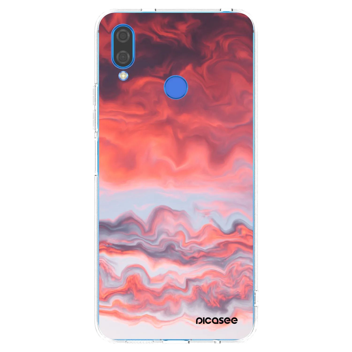 Picasee husă transparentă din silicon pentru Huawei Nova 3 - Sunset