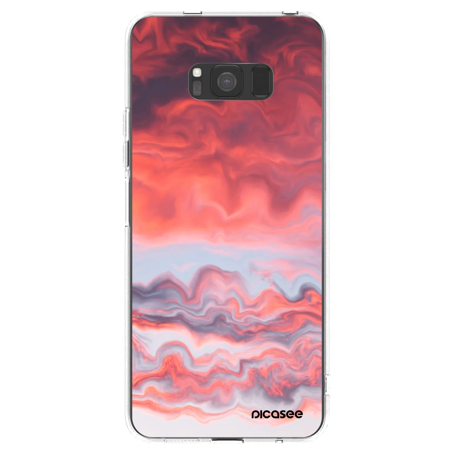Picasee husă transparentă din silicon pentru Samsung Galaxy S8 G950F - Sunset