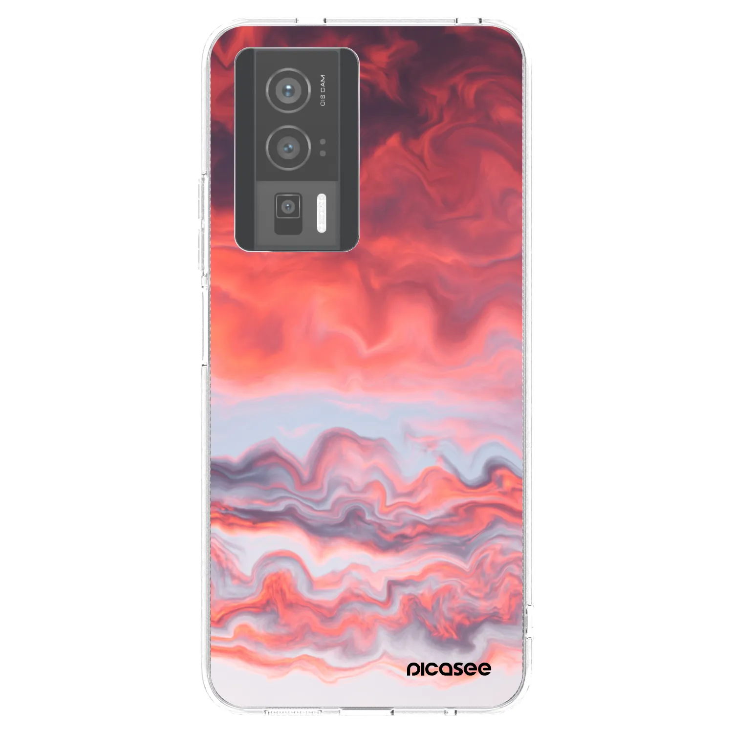 Picasee husă transparentă din silicon pentru Xiaomi Poco F5 Pro 5G - Sunset