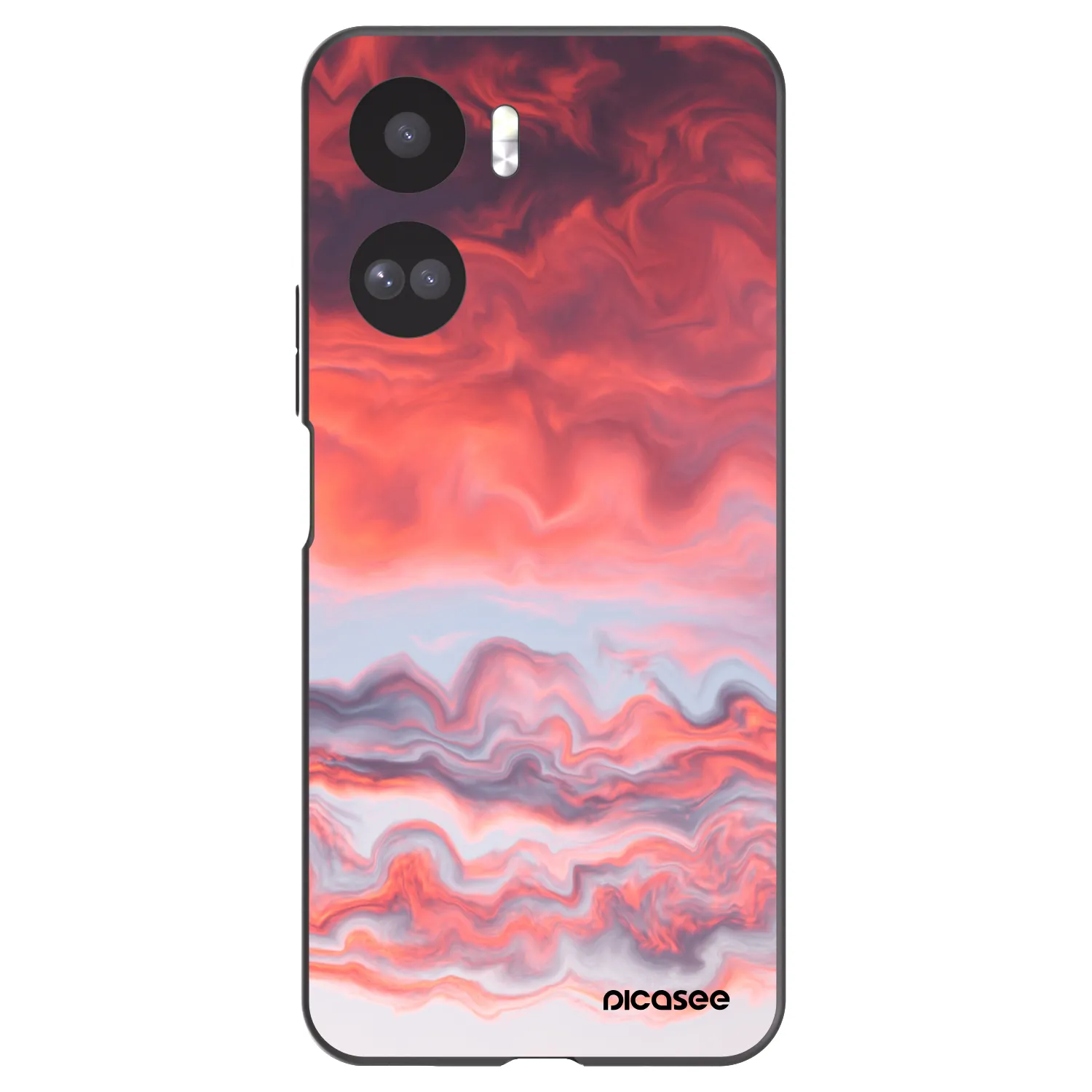 Picasee husă neagră din silicon pentru Honor 90 Lite 5G - Sunset
