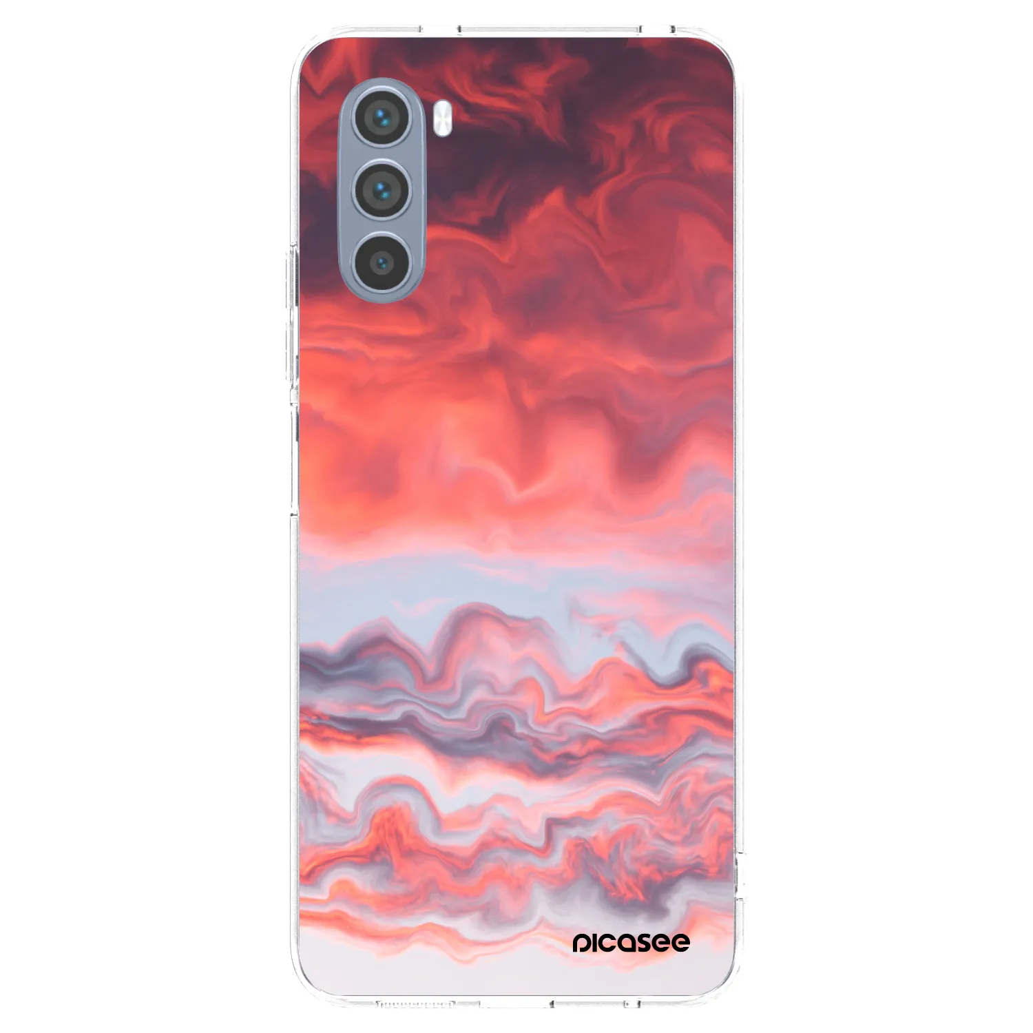 Picasee husă transparentă din silicon pentru Motorola Moto G62 - Sunset
